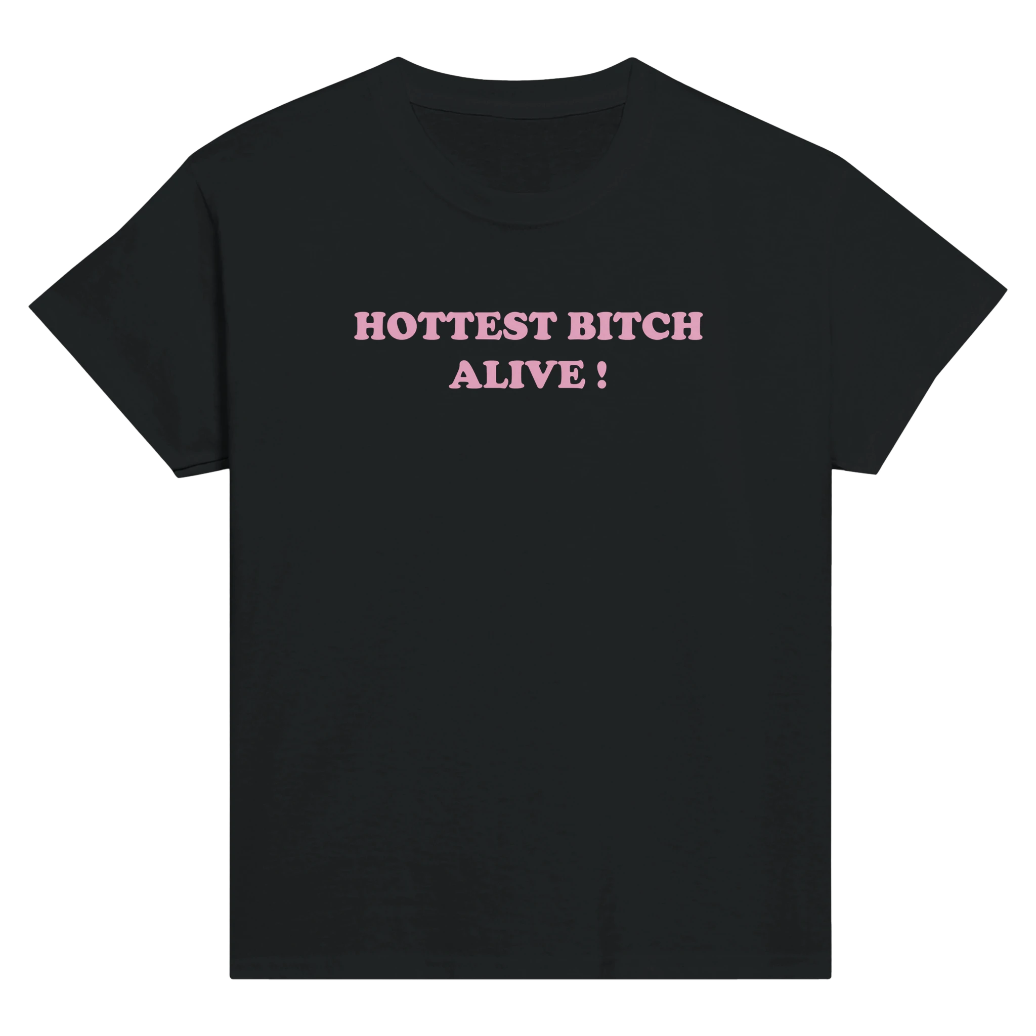 Hottest bitch alive! – morsom baby tee fra Køddeklær