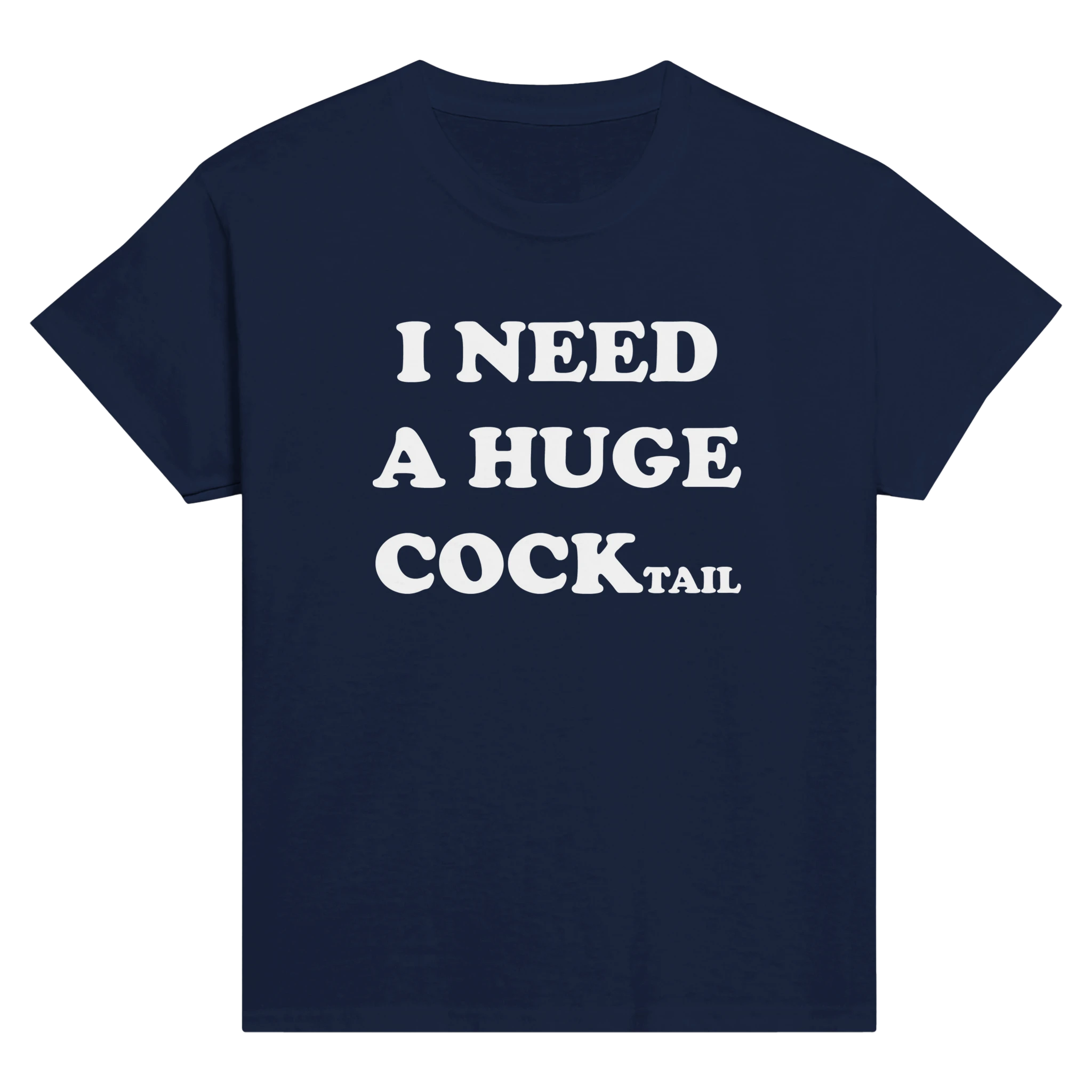 I need a huge cocktail – morsom baby tee fra Køddeklær