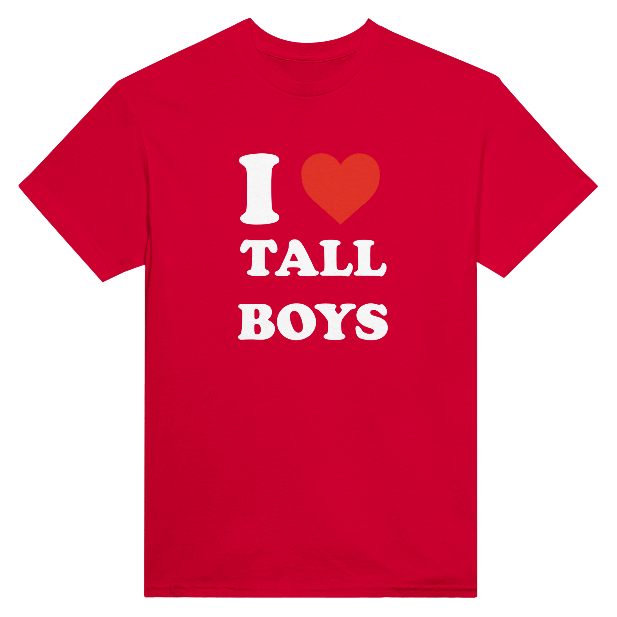 I love tall boys – morsom t-skjorte fra Køddeklær