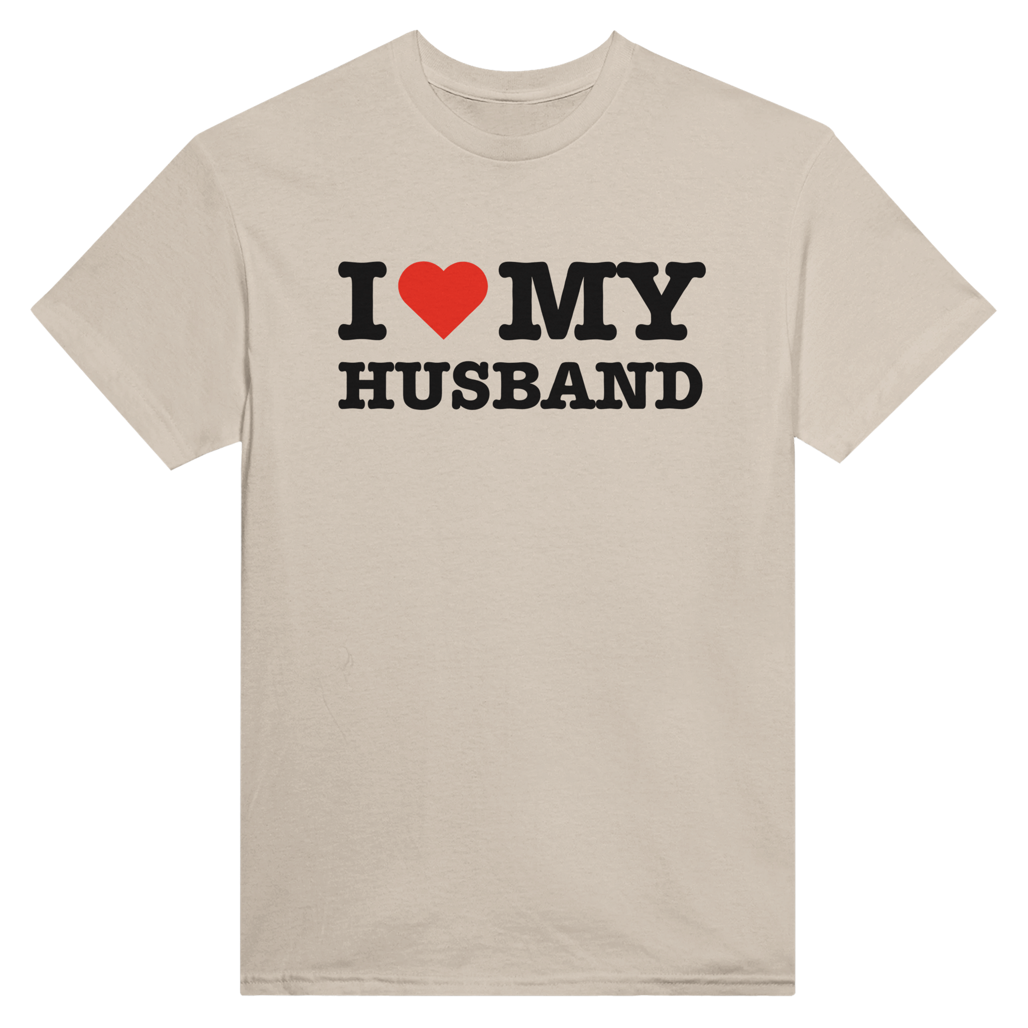 I love my husband – morsom t-skjorte fra Køddeklær