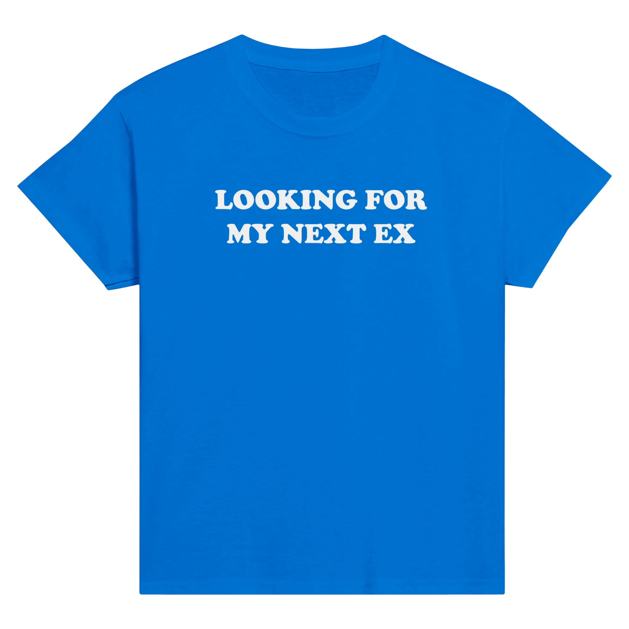 Looking for my next ex – morsom baby tee fra Køddeklær
