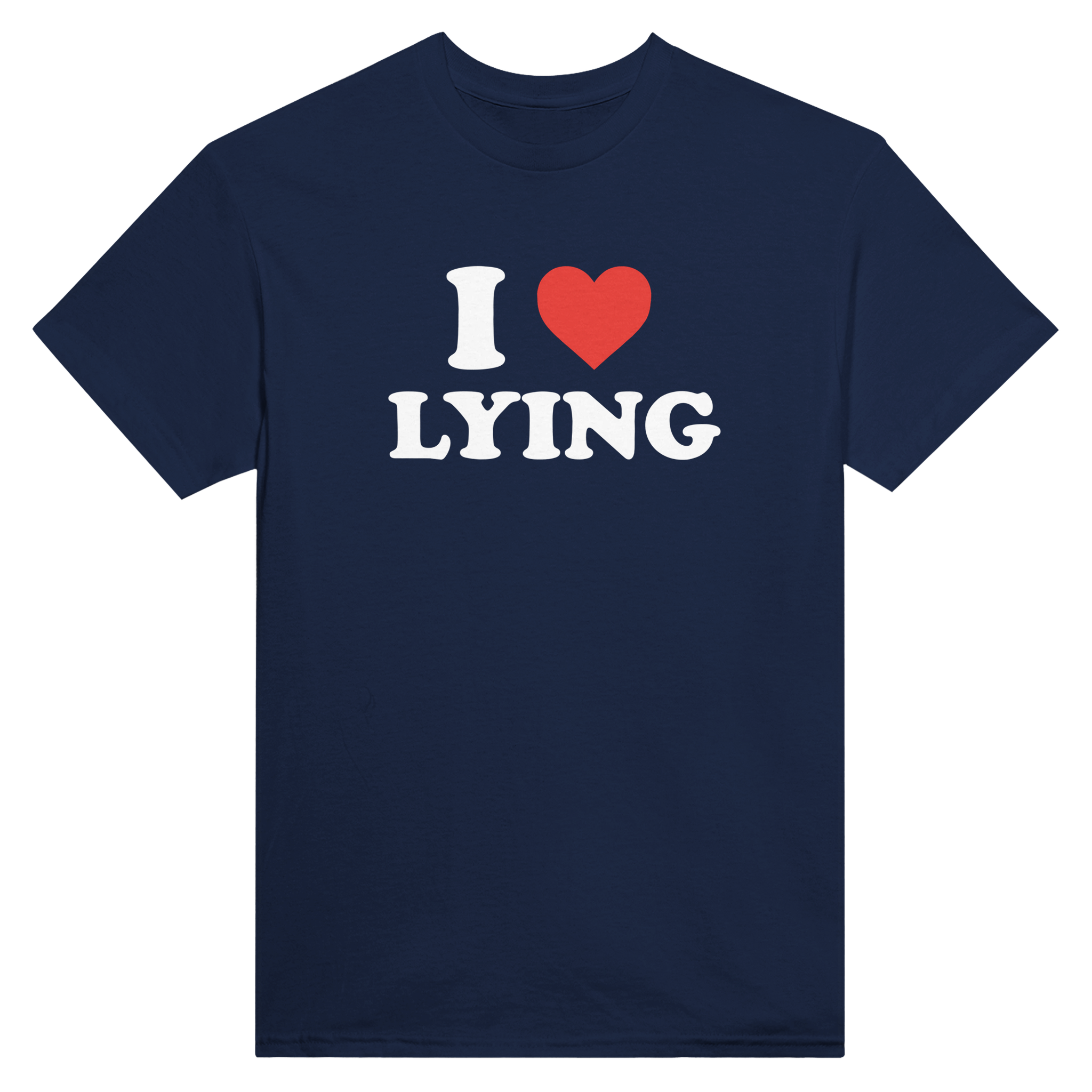 I love lying – morsom t-skjorte fra Køddeklær