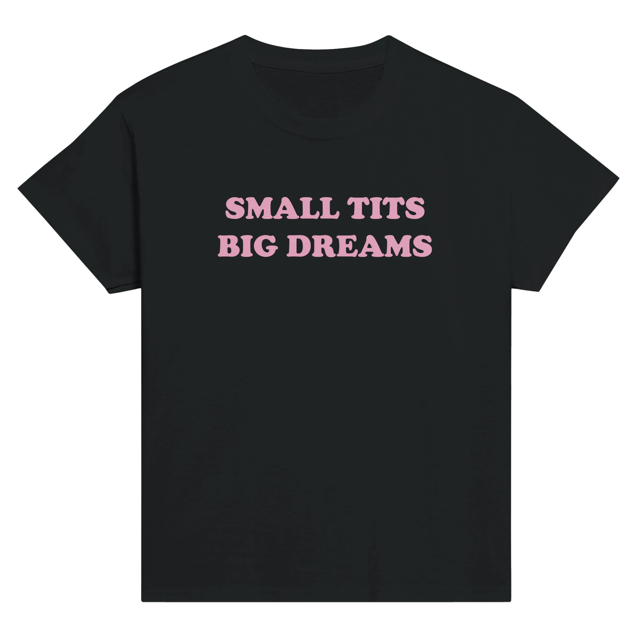 Small tits big dreams – morsom baby tee fra Køddeklær