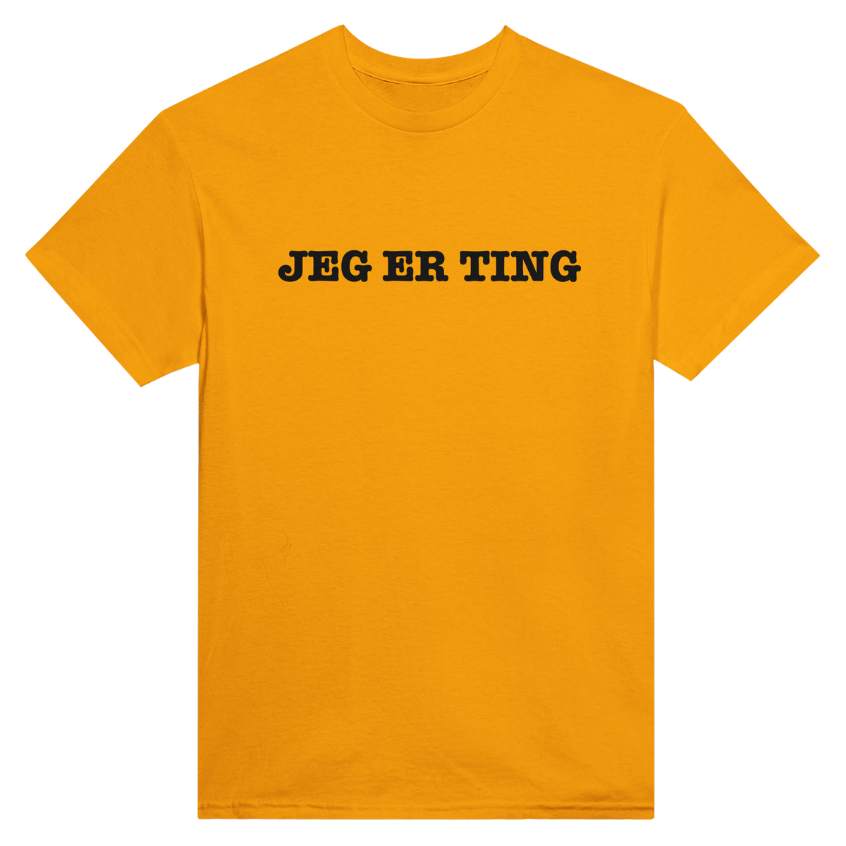 Jeg er ting – morsom t-skjorte med norsk humor fra Køddeklær