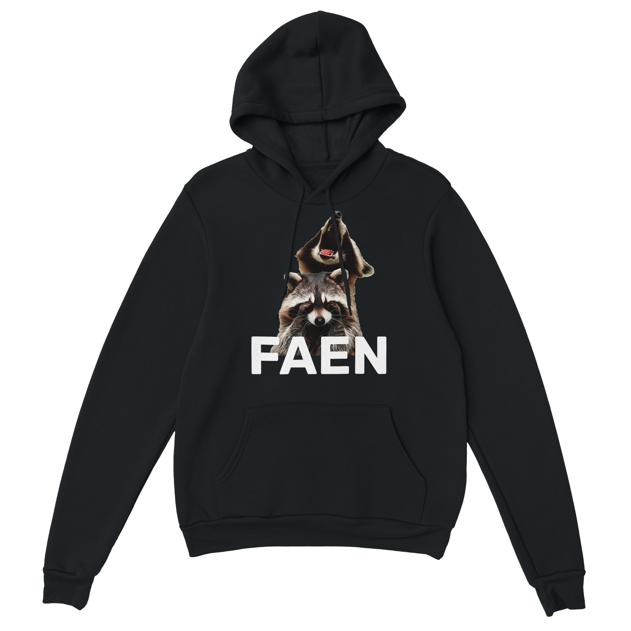 "faen" triste vaskebjørner – morsom genser fra Køddeklær