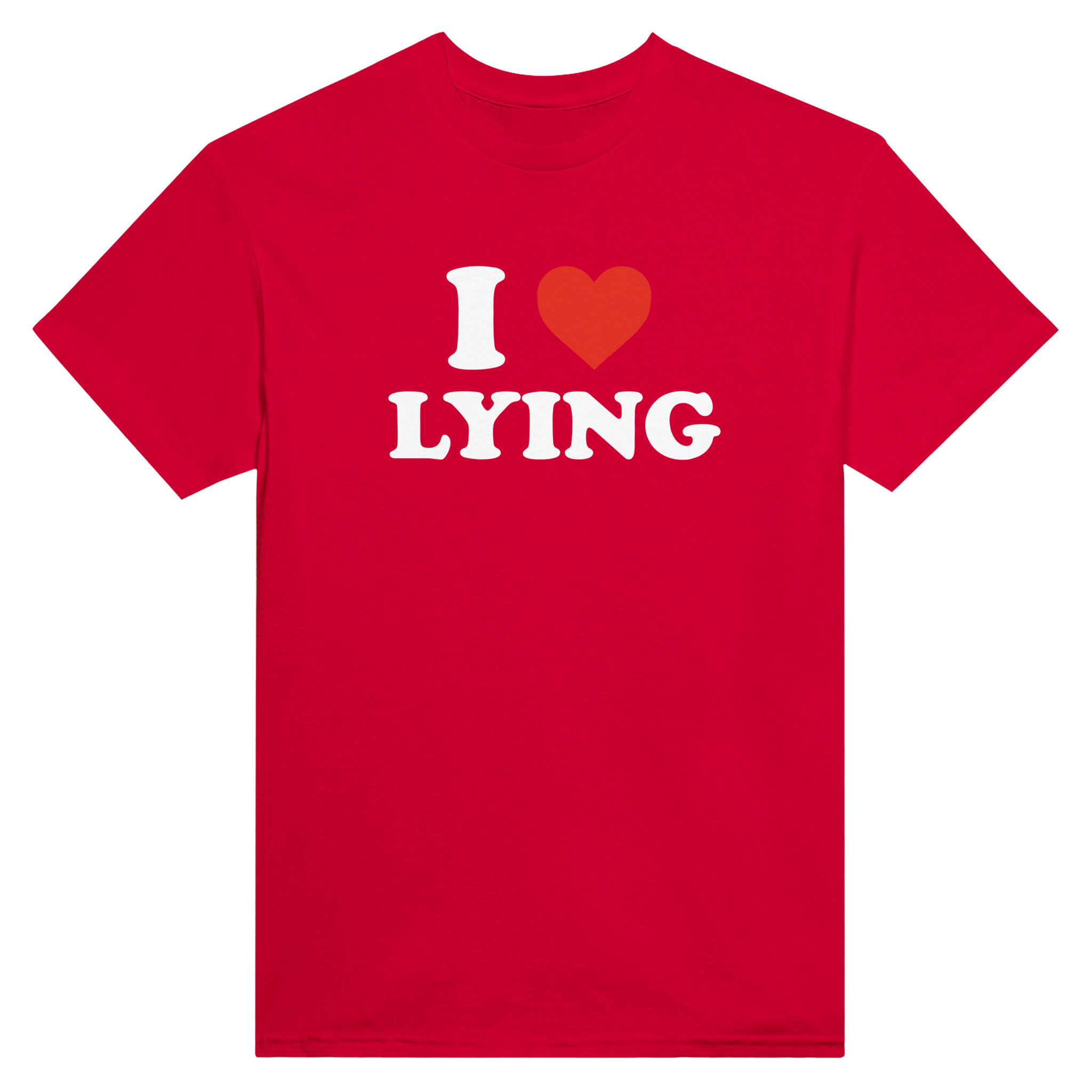 I love lying – morsom t-skjorte fra Køddeklær