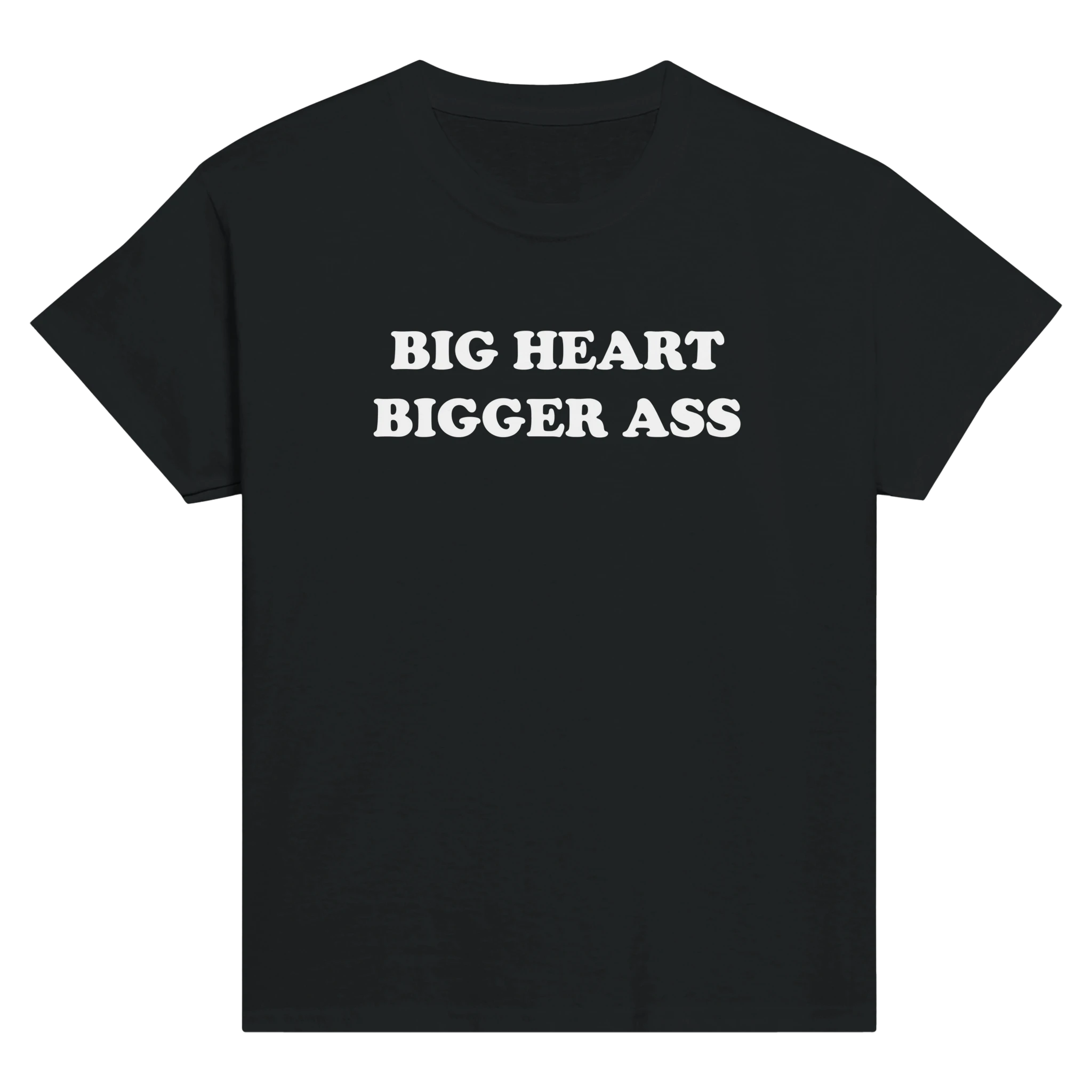 Big heart bigger ass – morsom baby tee fra Køddeklær