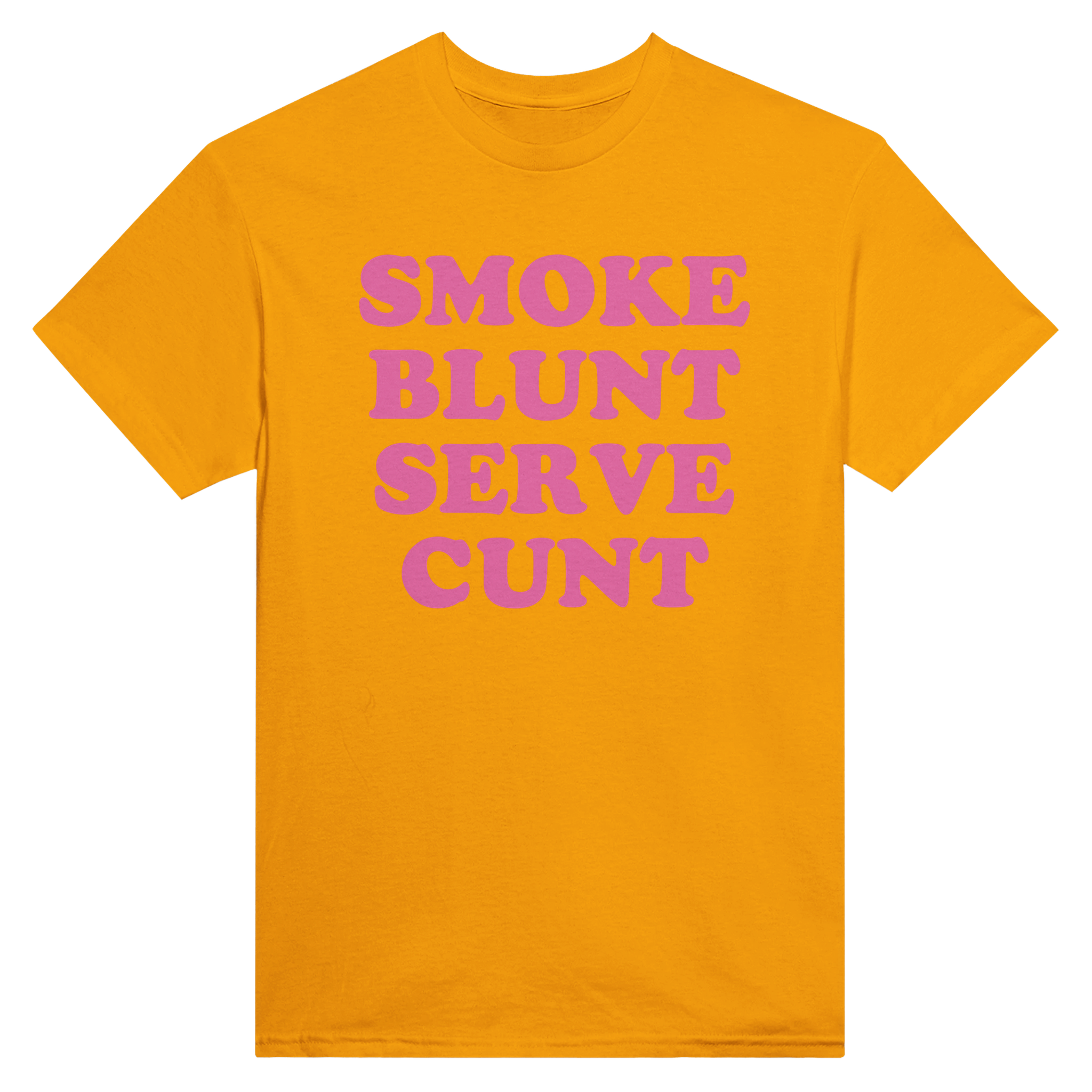 Smoke blunt serve cunt – morsom t-skjorte fra Køddeklær