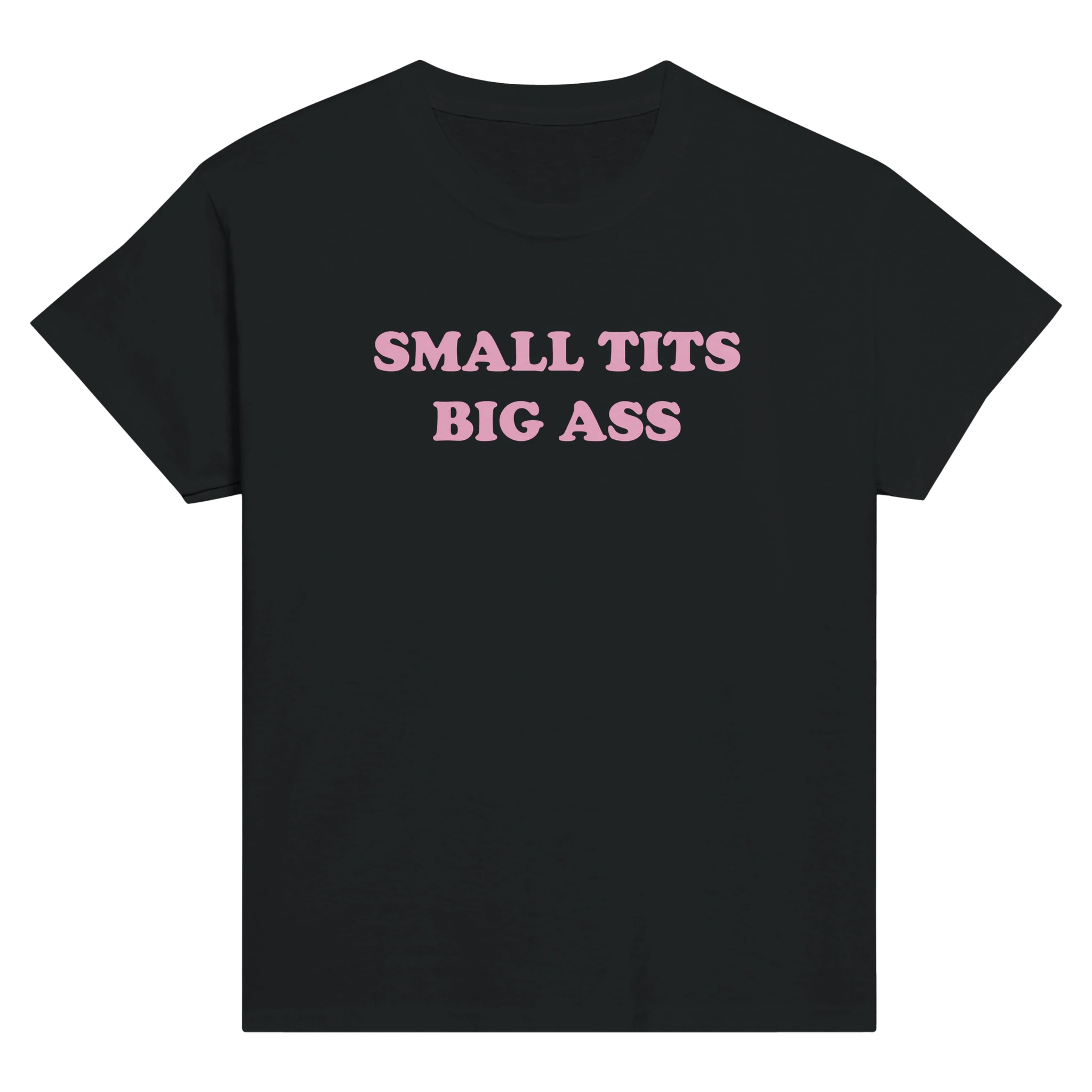 Small tits big ass – morsom baby tee fra Køddeklær