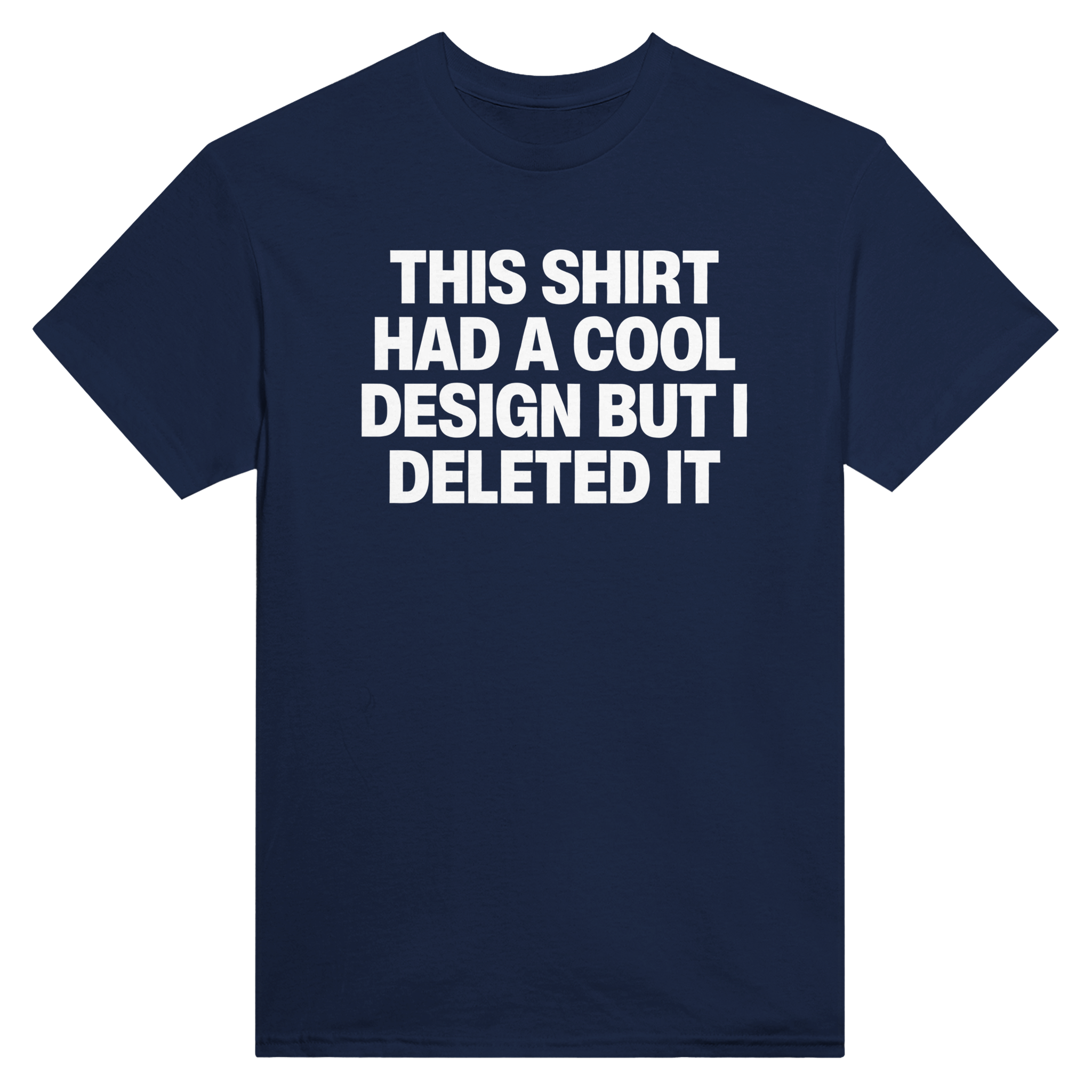 This shirt had a cool design but i deleted it – morsom t-skjorte fra Køddeklær