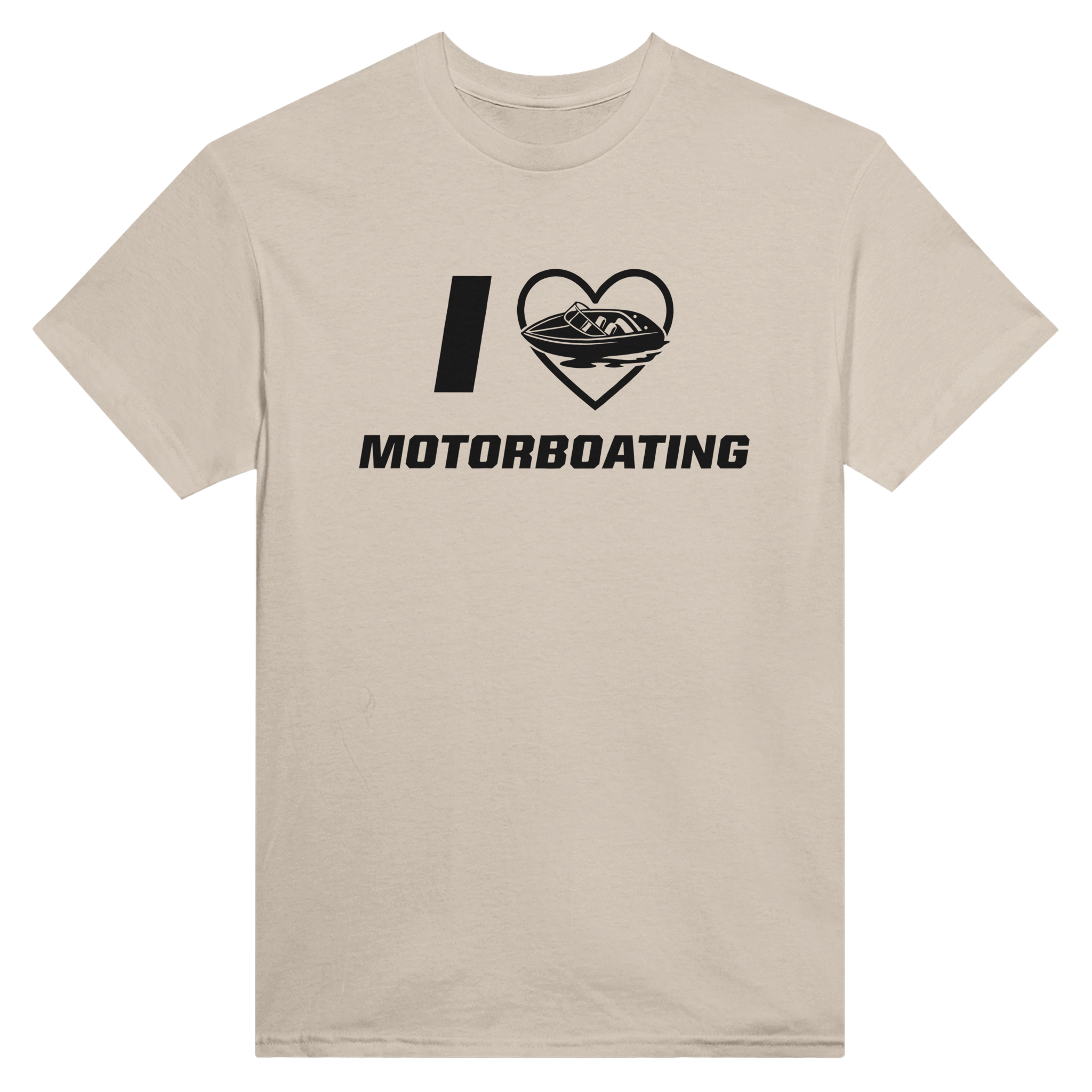 I love motorboating – morsom t-skjorte fra Køddeklær
