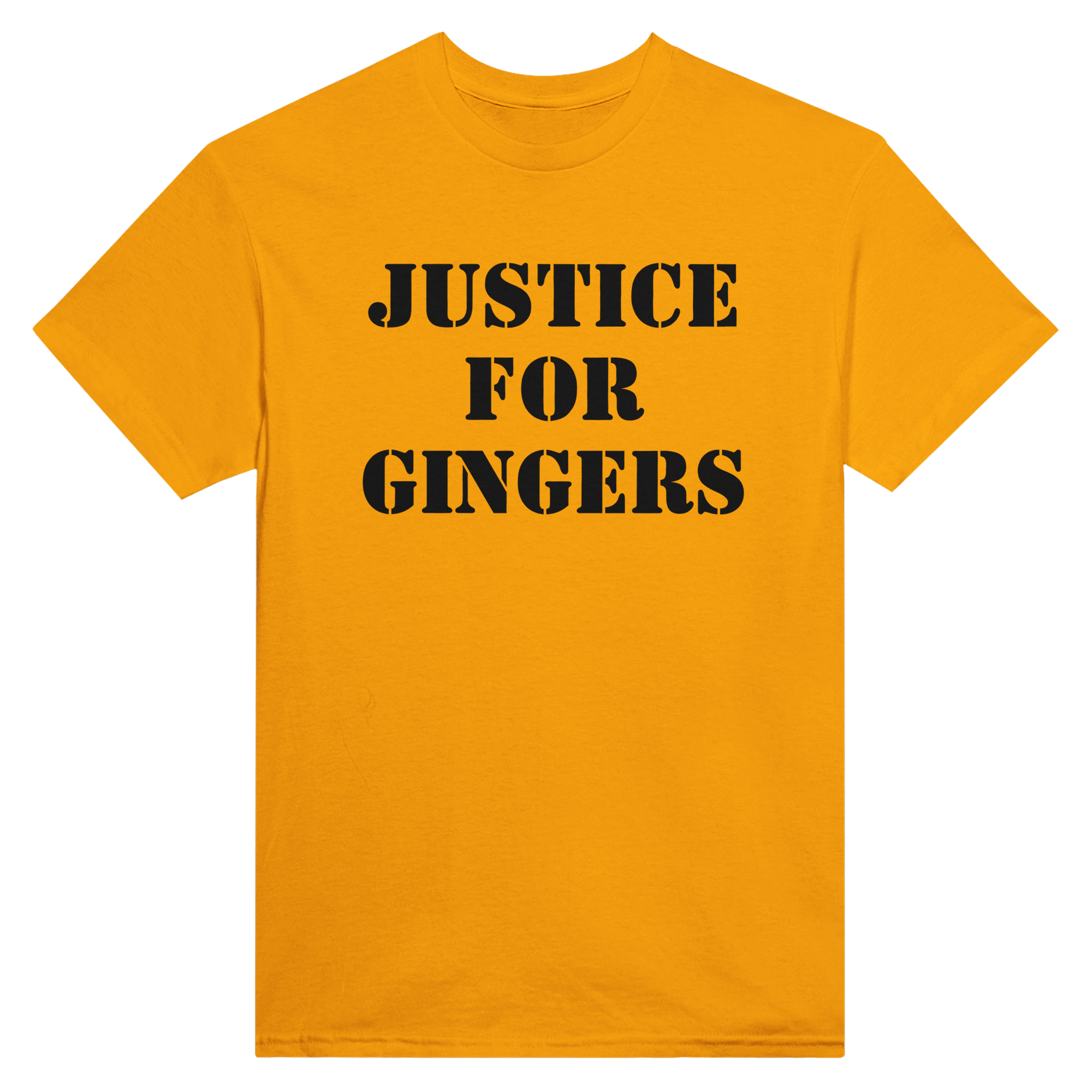 Justice for gingers – morsom t-skjorte fra Køddeklær