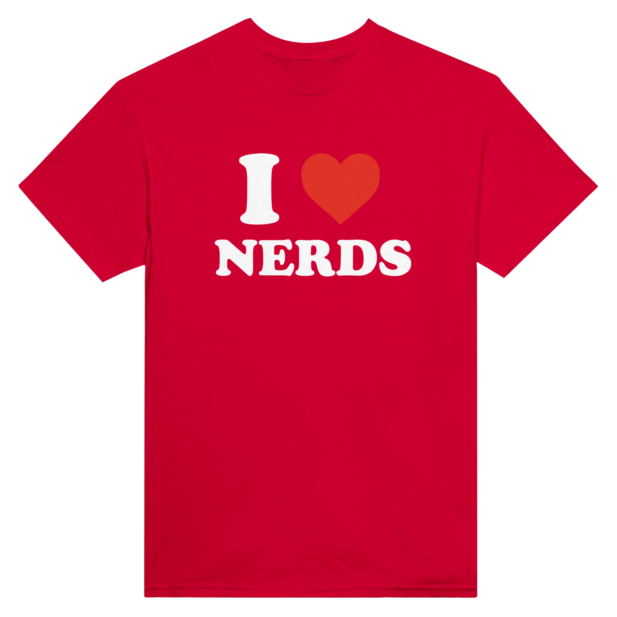 I love nerds – morsom t-skjorte fra Køddeklær