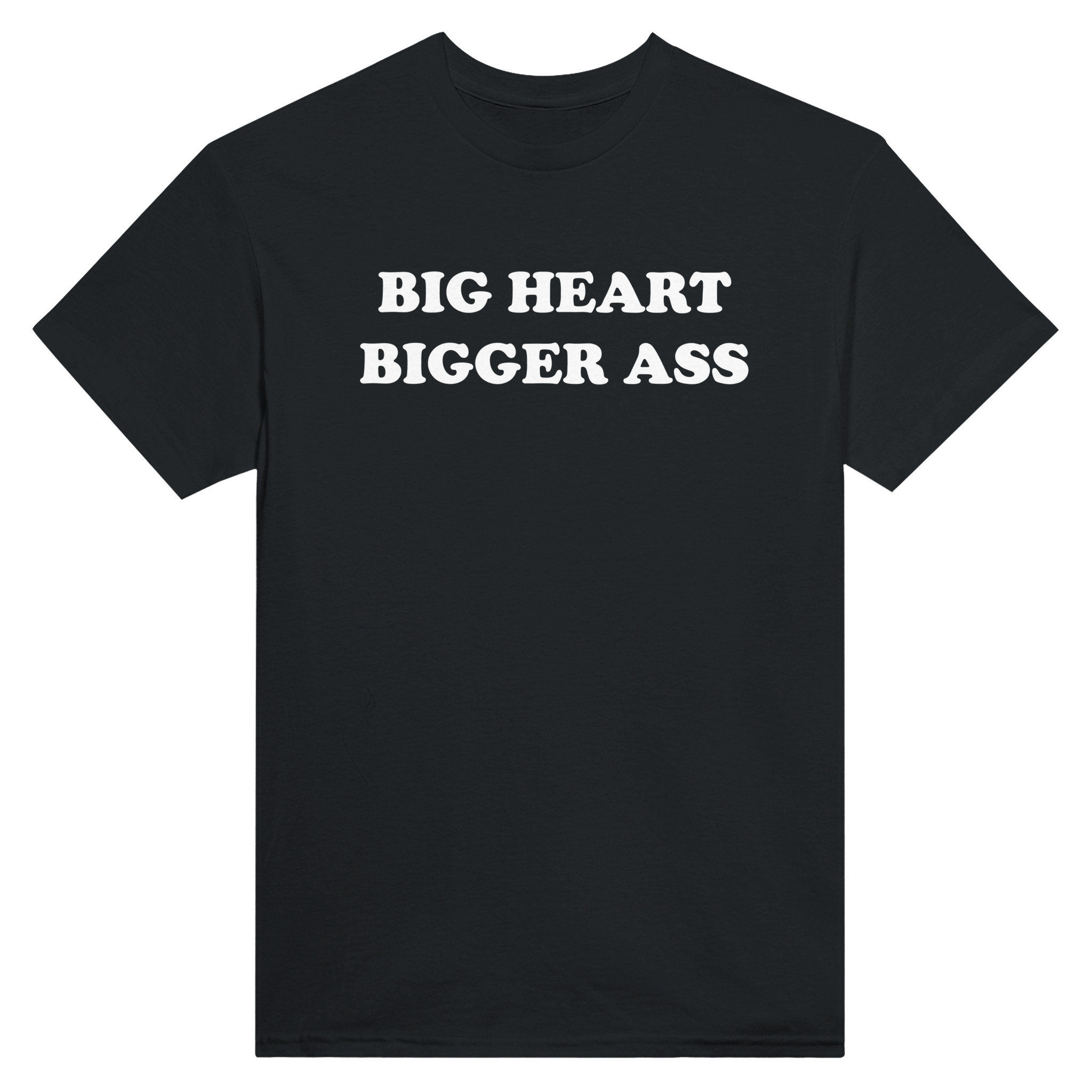 Big heart bigger ass – morsom t-skjorte fra Køddeklær