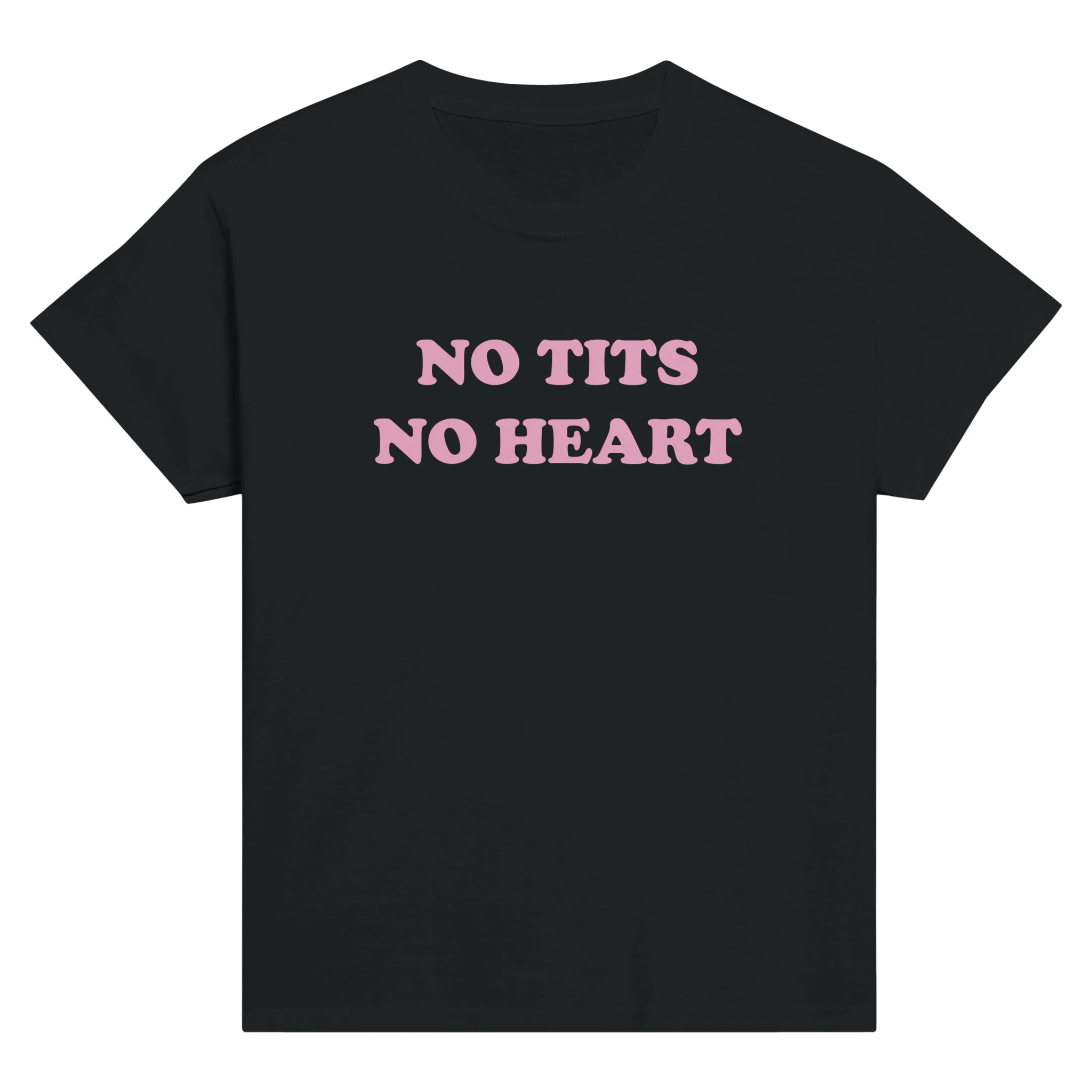 No tits no heart – morsom baby tee fra Køddeklær