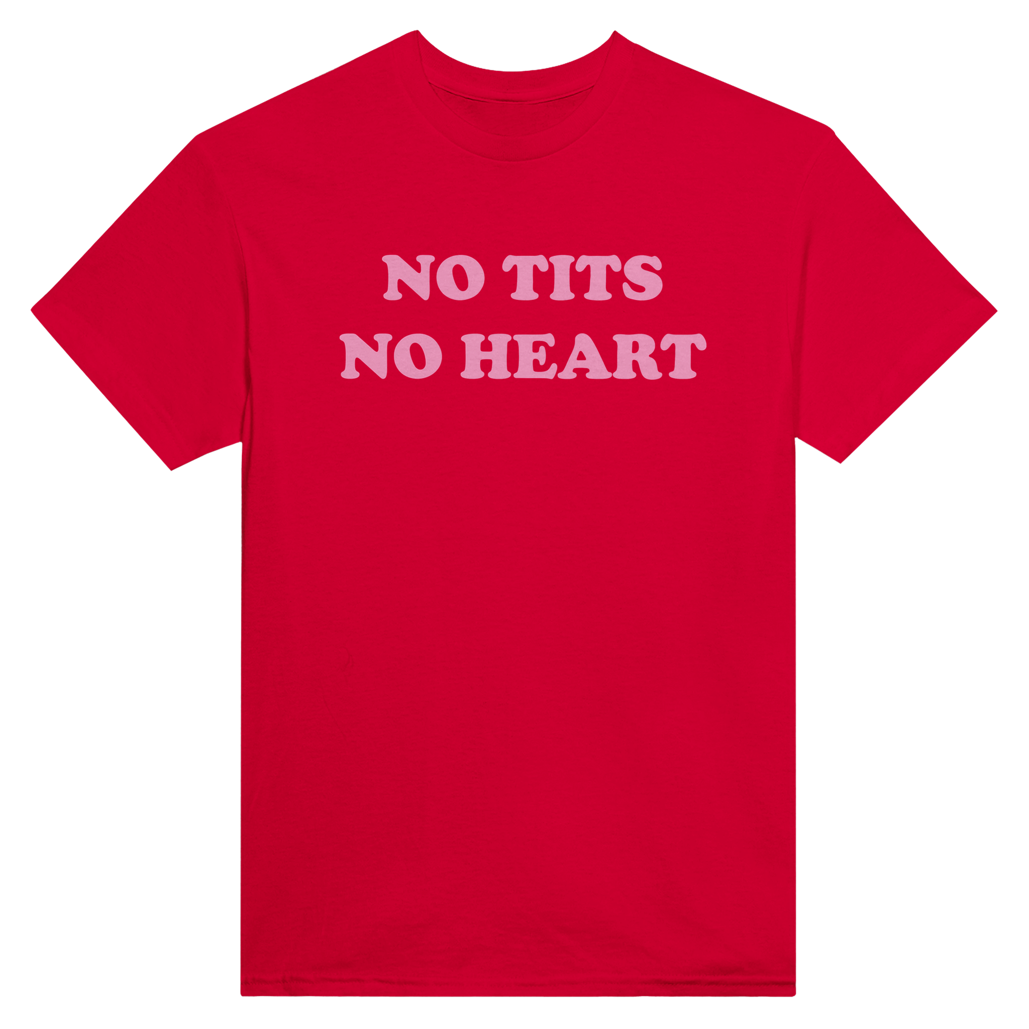 No tits no heart – morsom t-skjorte fra Køddeklær