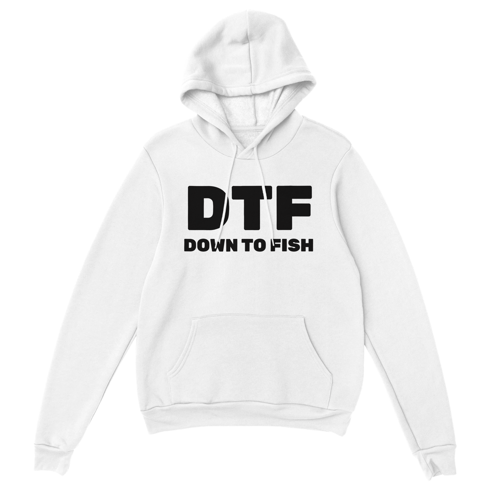 Dtf down to fish – morsom genser fra Køddeklær