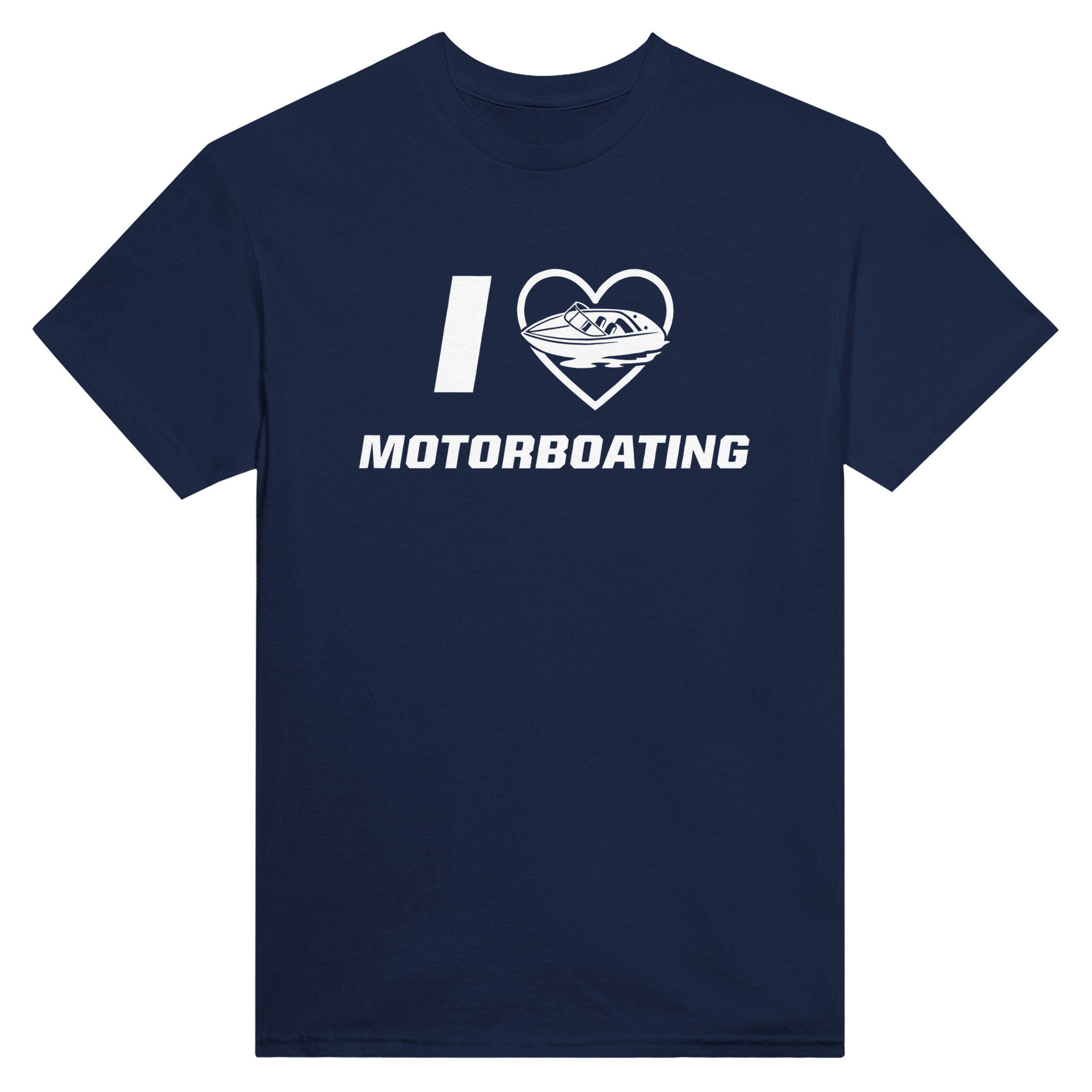 I love motorboating – morsom t-skjorte fra Køddeklær