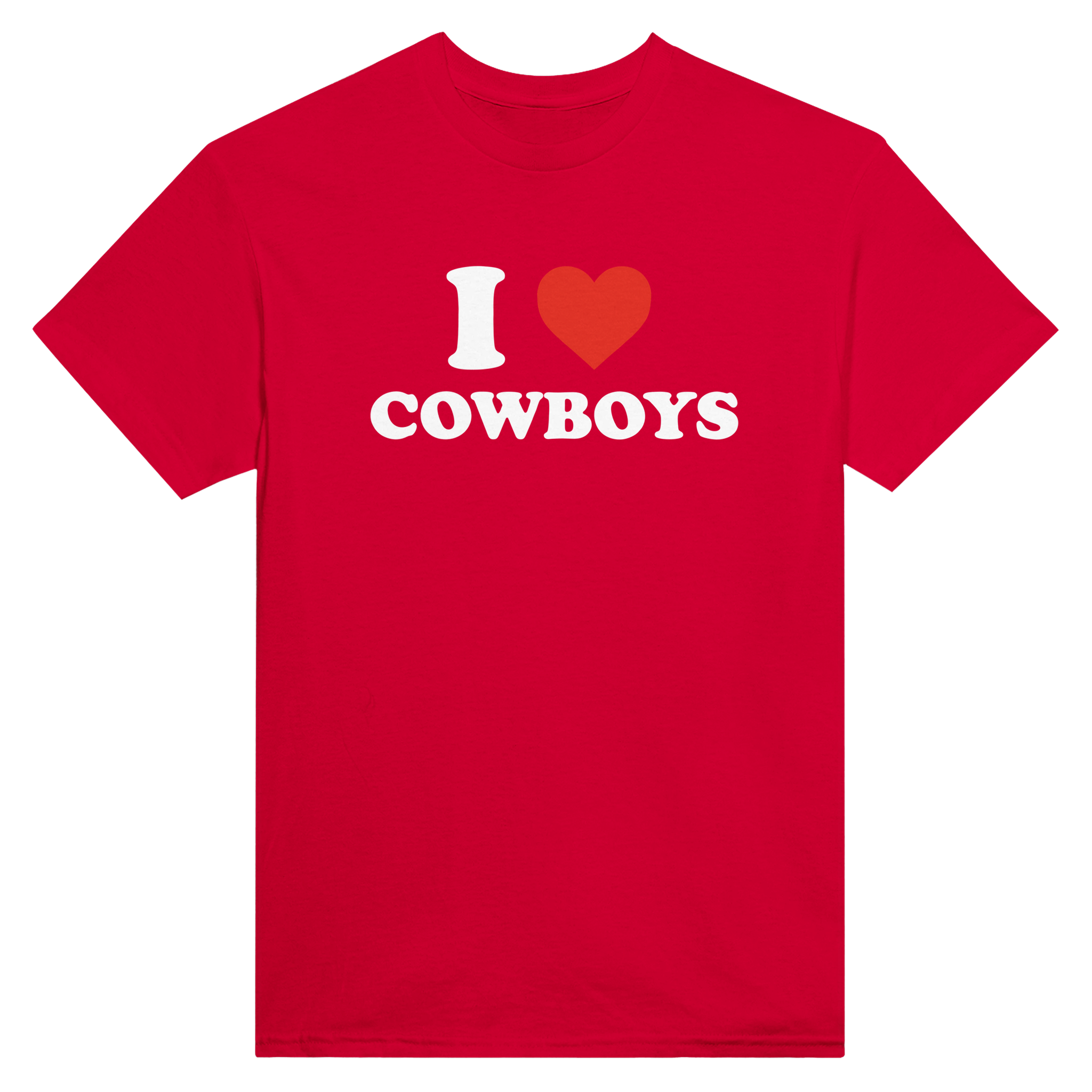 I love cowboys – morsom t-skjorte fra Køddeklær