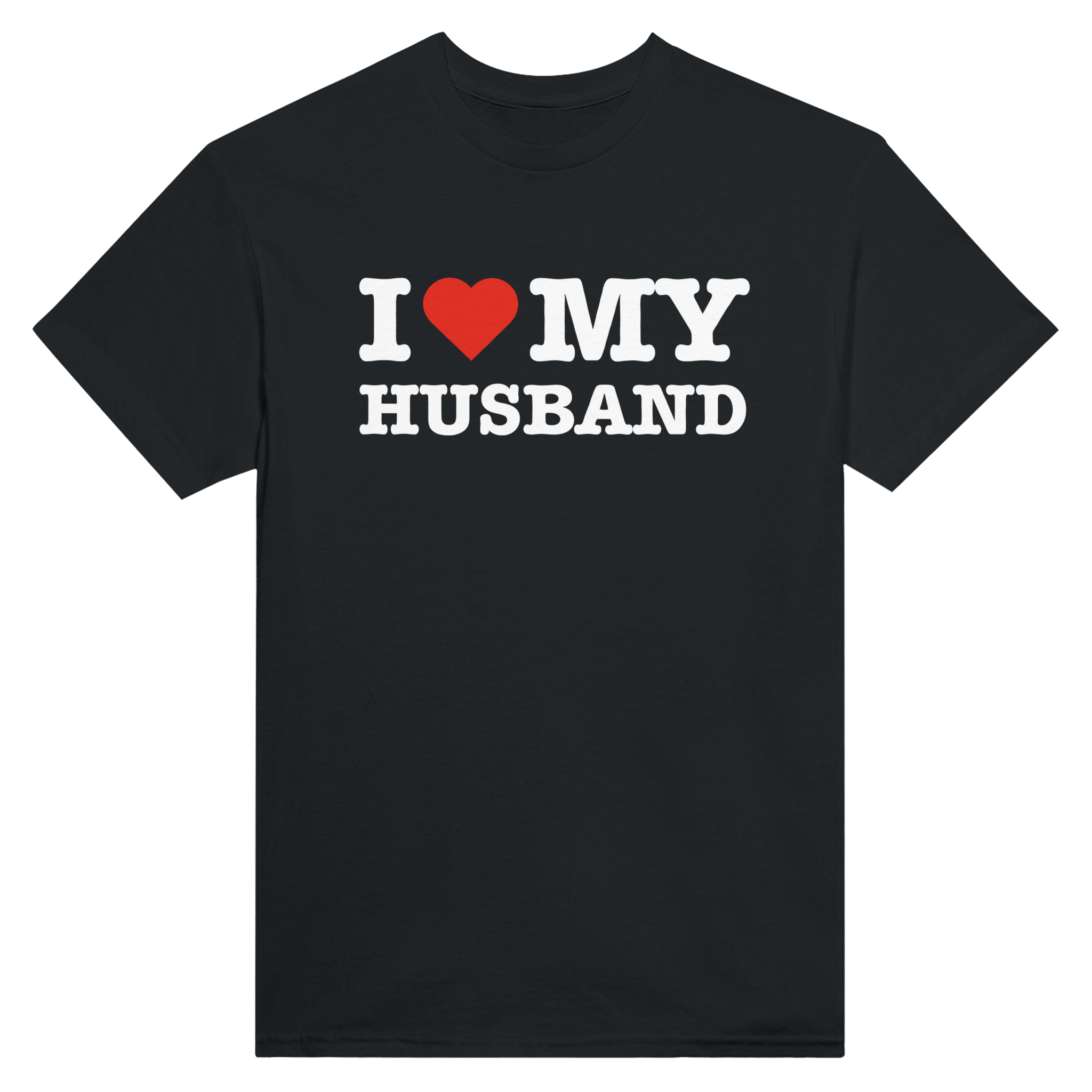I love my husband – morsom t-skjorte fra Køddeklær