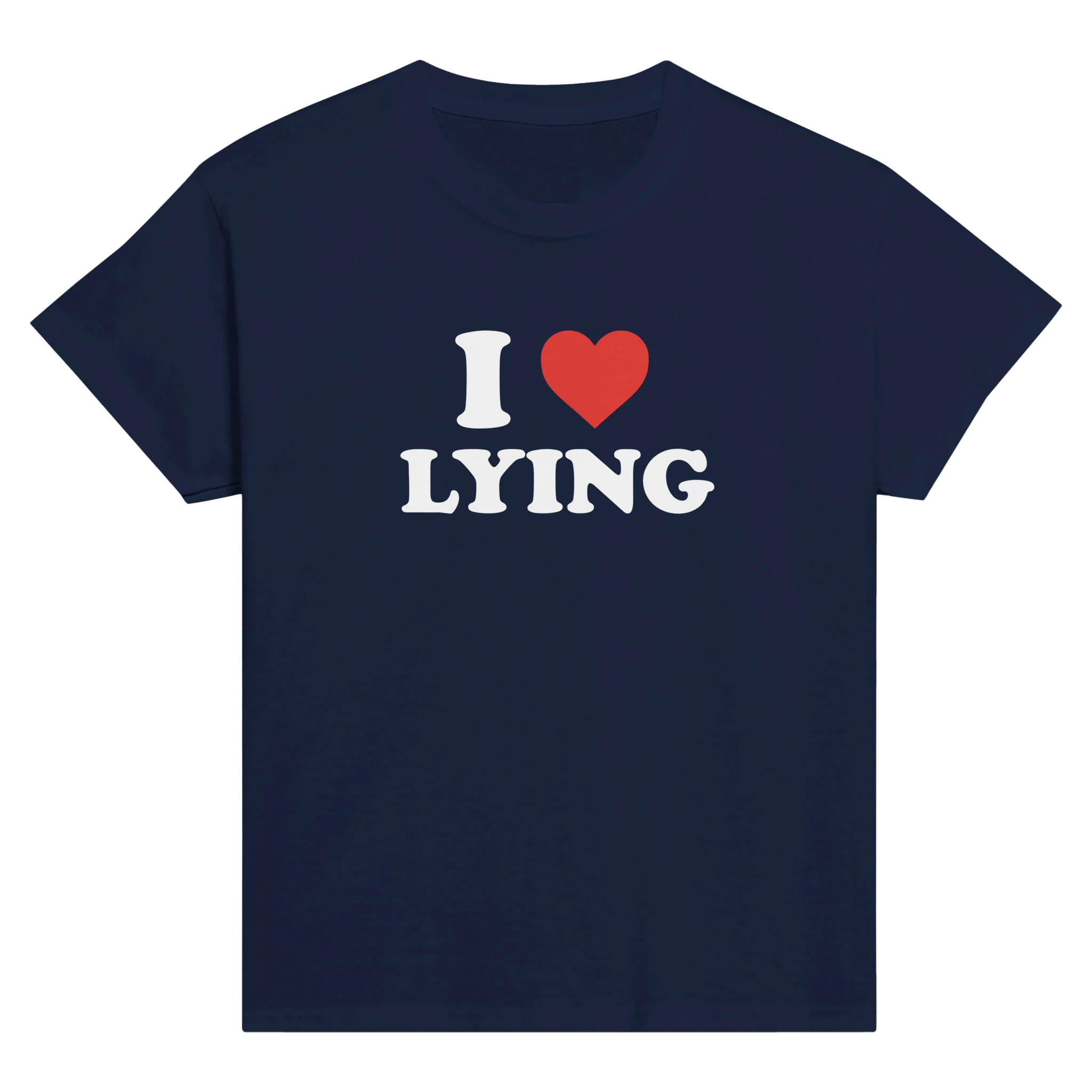 I love lying – morsom baby tee fra Køddeklær