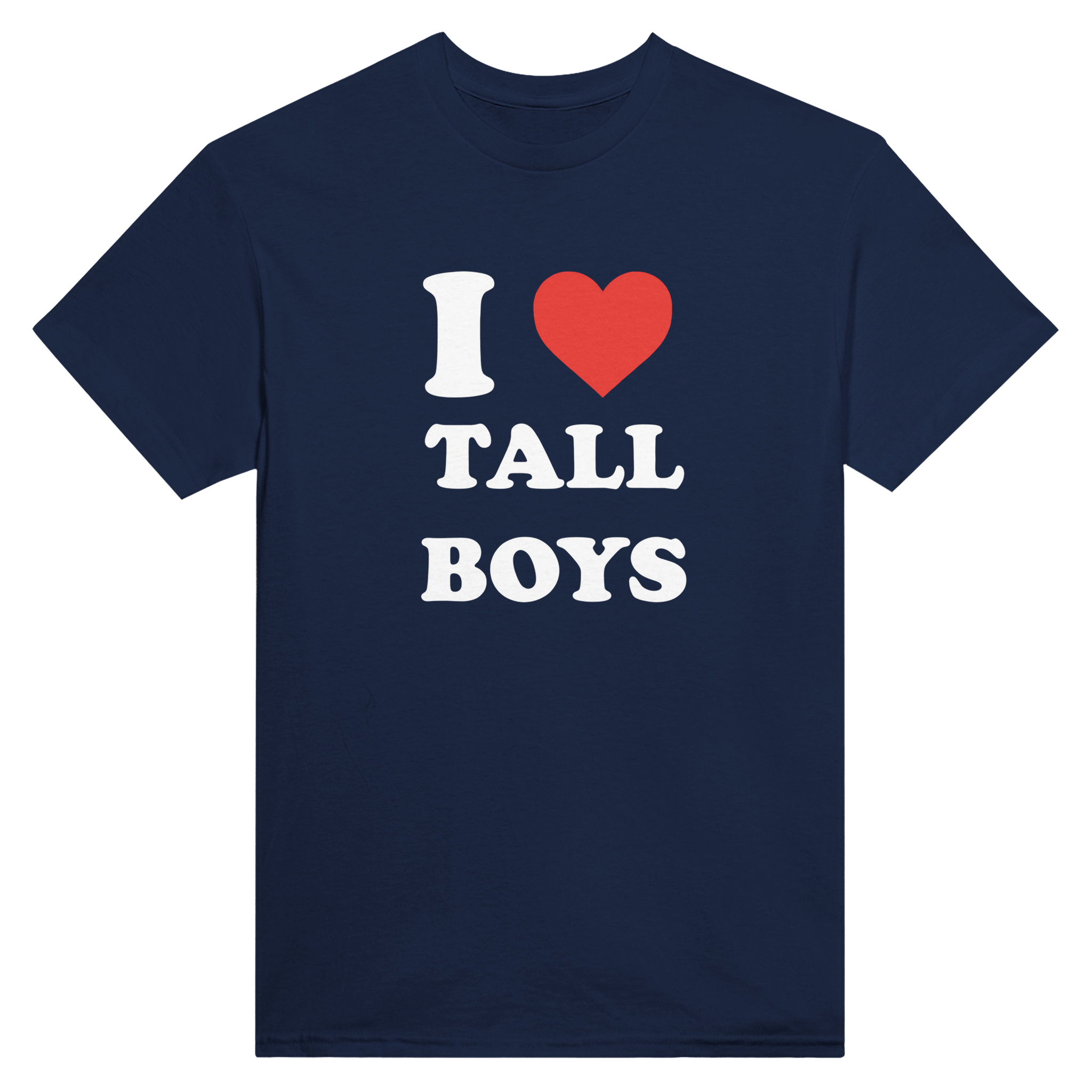I love tall boys – morsom t-skjorte fra Køddeklær