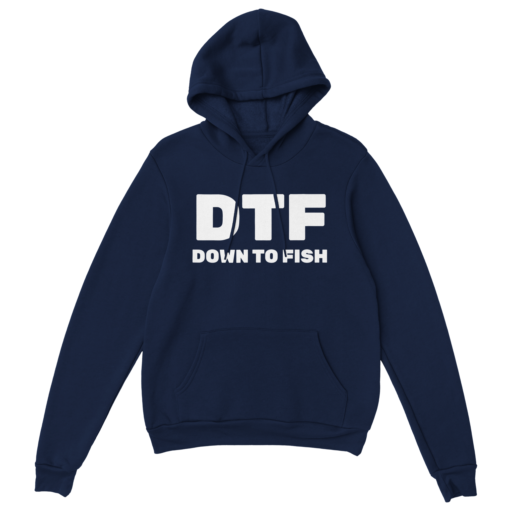 Dtf down to fish – morsom genser fra Køddeklær