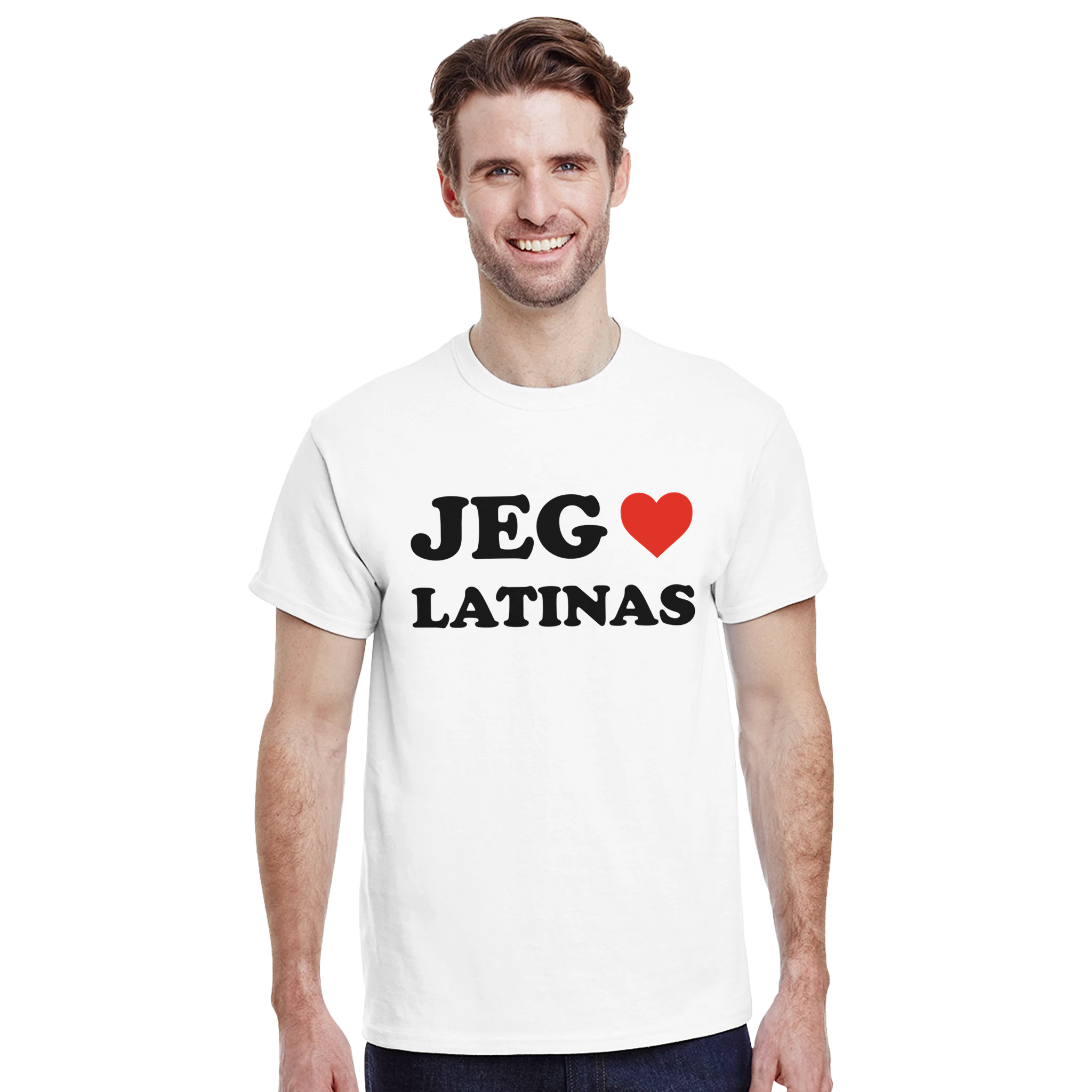 Jeg hjerte latinas – morsom t-skjorte fra Køddeklær