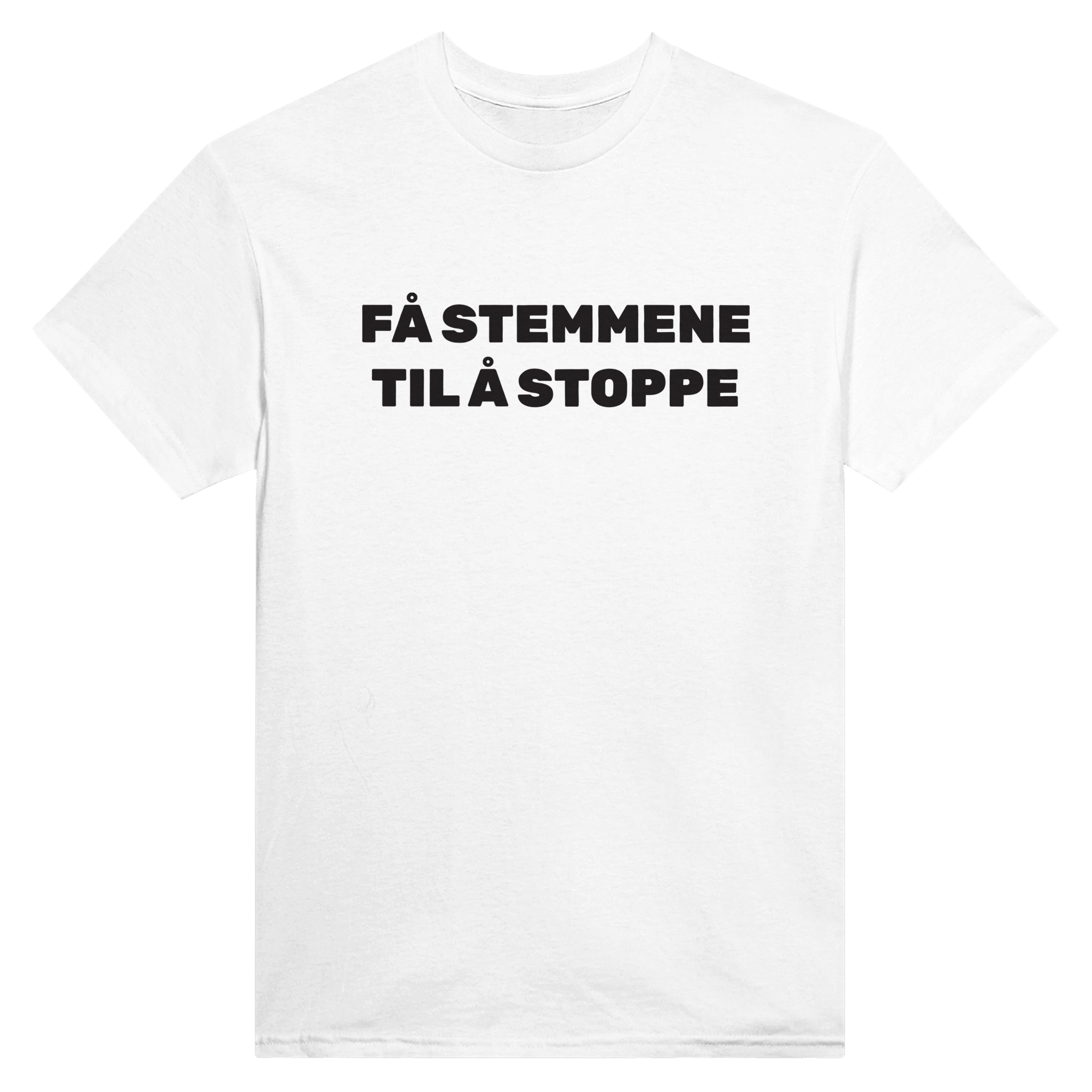 Få stemmene til å stoppe – morsom t-skjorte fra Køddeklær