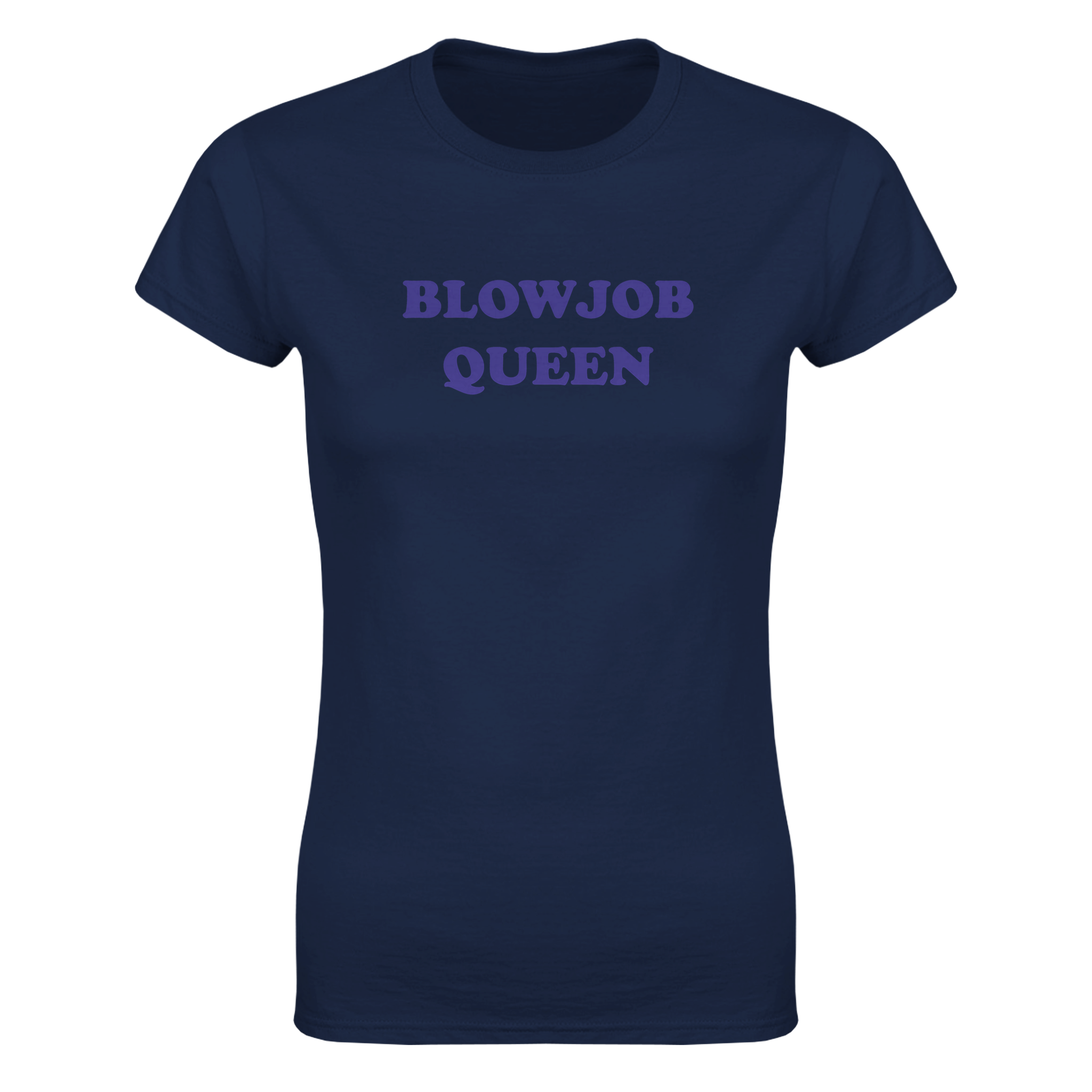 Blowjob queen – morsom dame-t-skjorte fra Køddeklær