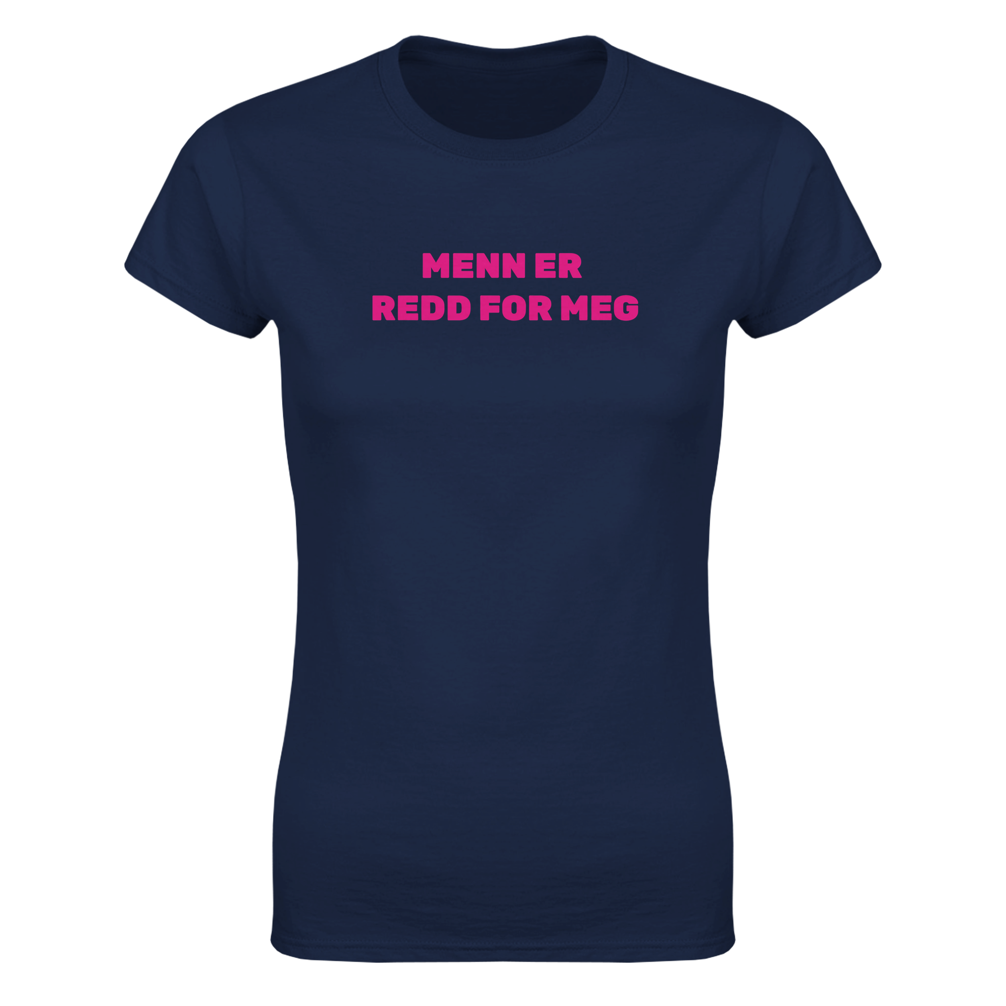 Menn er redd for meg – morsom dame-t-skjorte fra Køddeklær