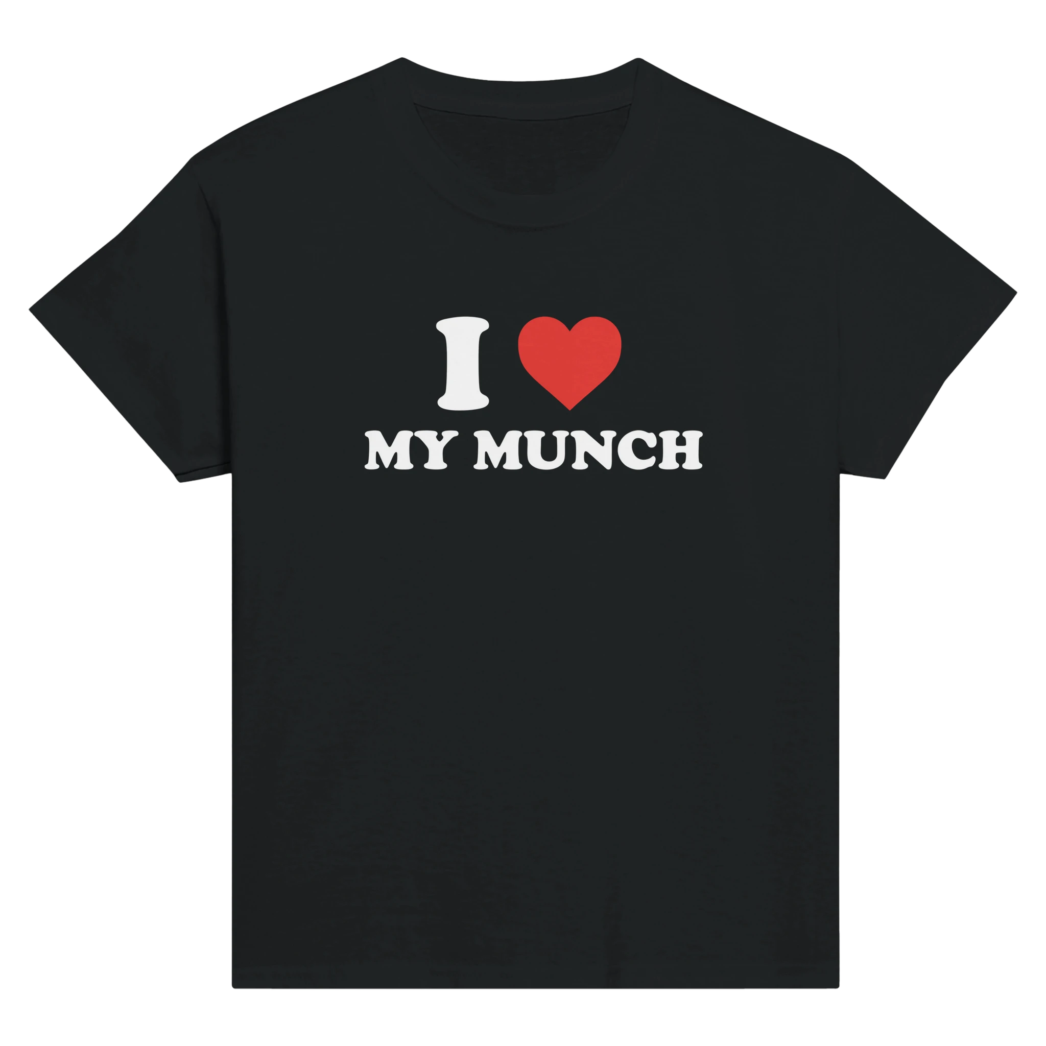 I love my munch – morsom baby tee fra Køddeklær