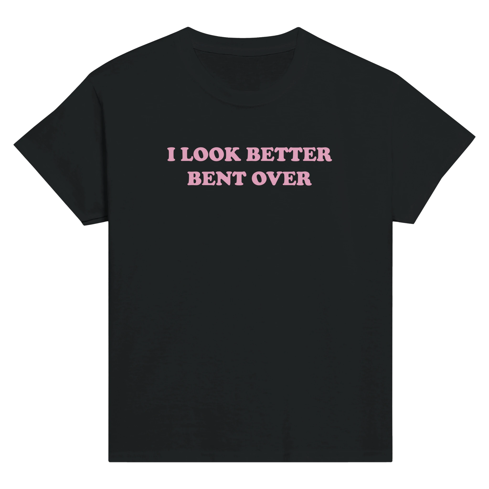 I look better bent over – morsom baby tee fra Køddeklær