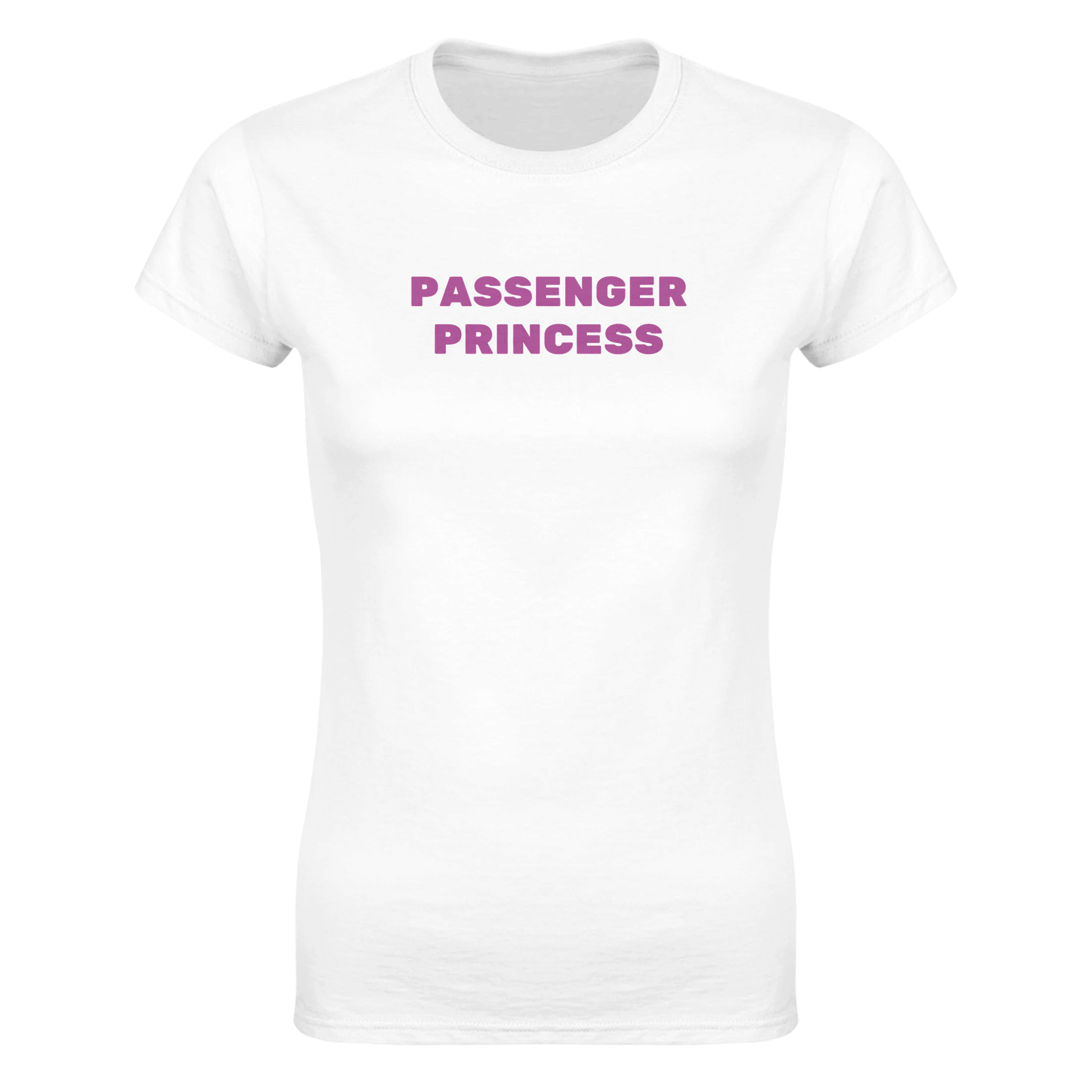 Passenger princess – morsom dame-t-skjorte fra Køddeklær