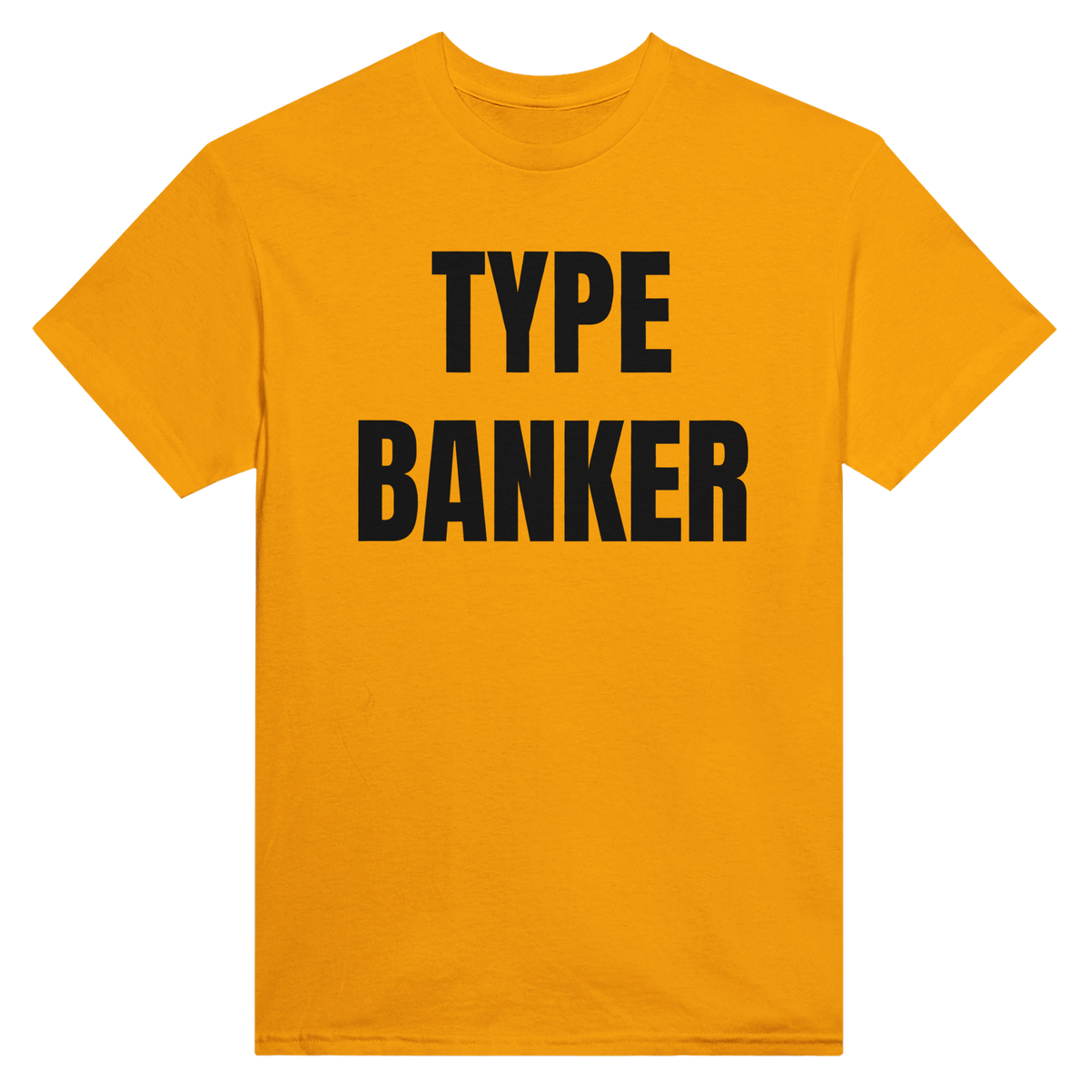 Type banker – morsom t-skjorte med norsk humor fra Køddeklær