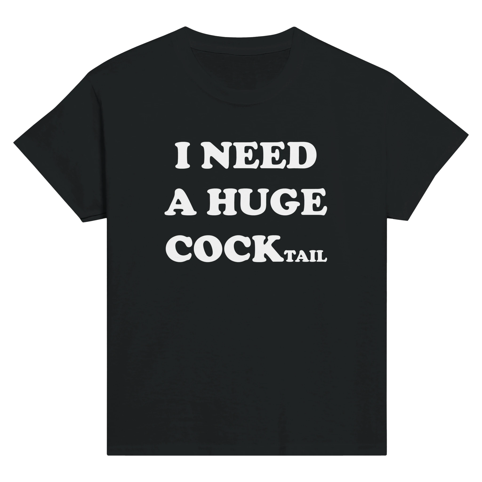 I need a huge cocktail – morsom baby tee fra Køddeklær