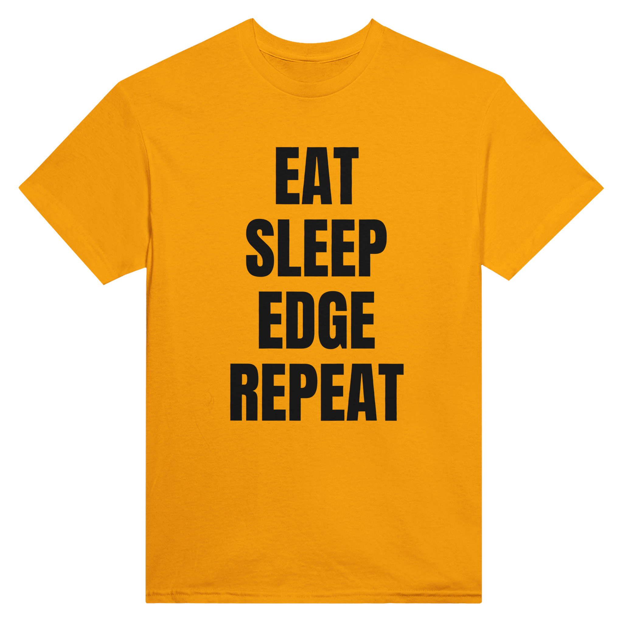 Eat sleep edge repeat – morsom t-skjorte fra Køddeklær