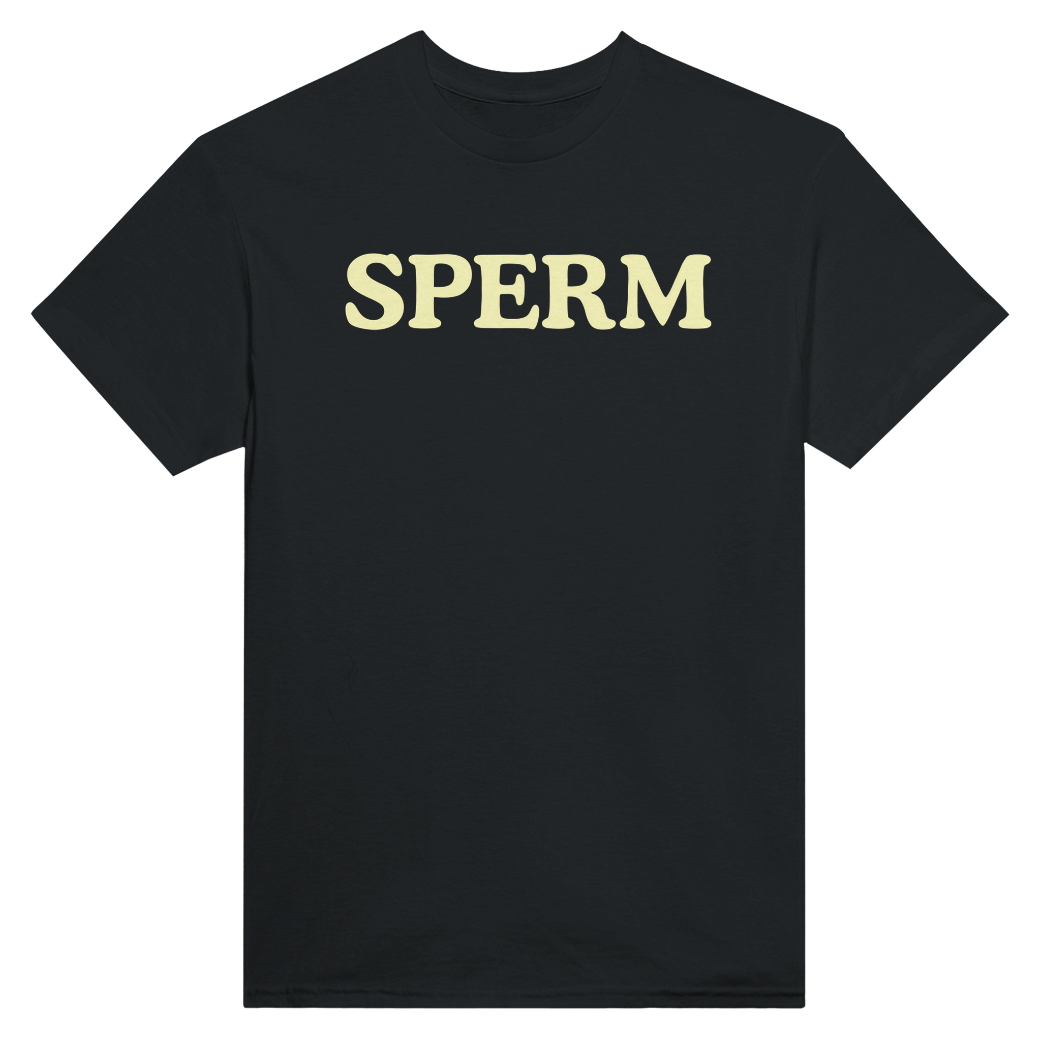 Sperm – morsom t-skjorte fra Køddeklær