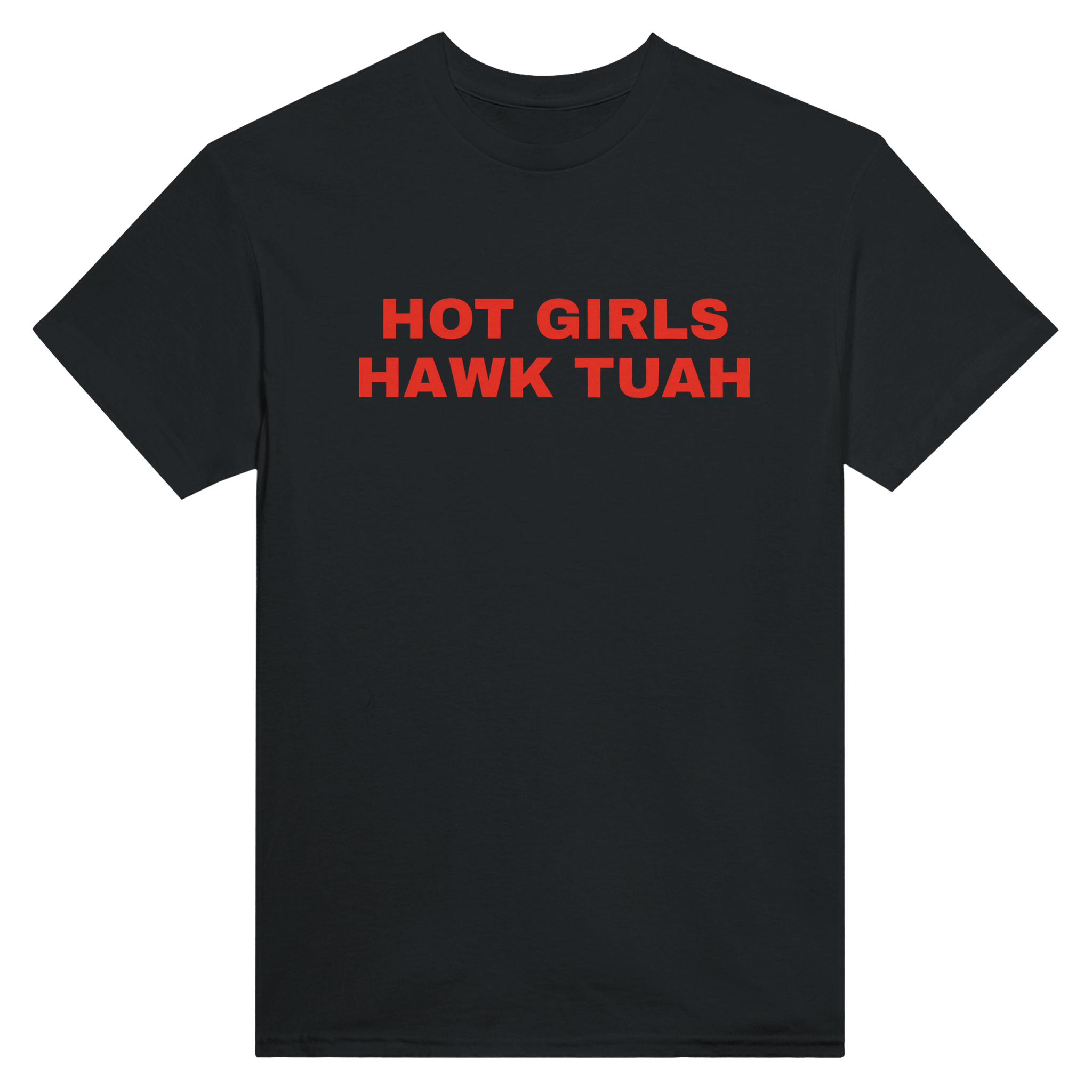 Hot girls hawk tuah – morsom t-skjorte fra Køddeklær