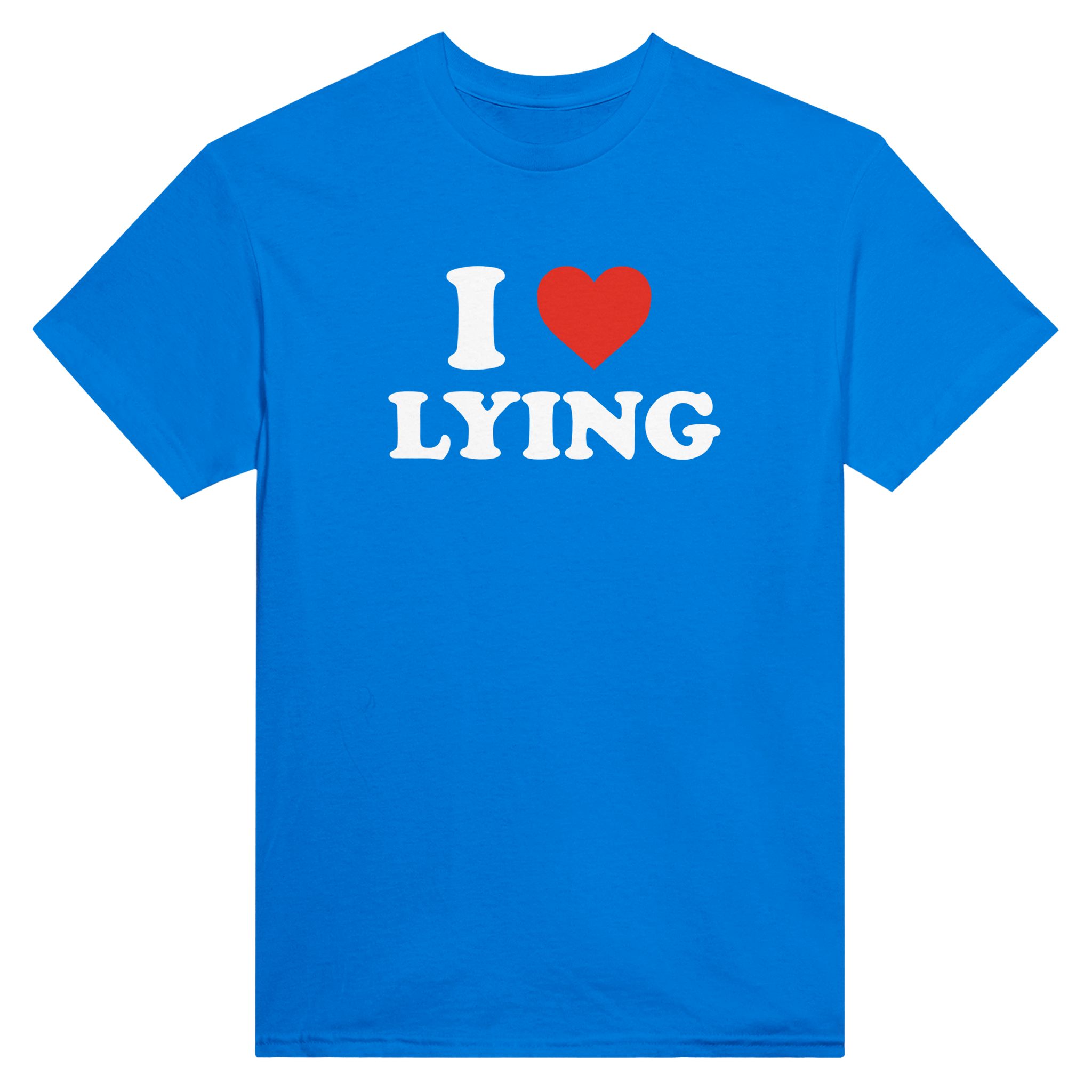 I love lying – morsom t-skjorte fra Køddeklær