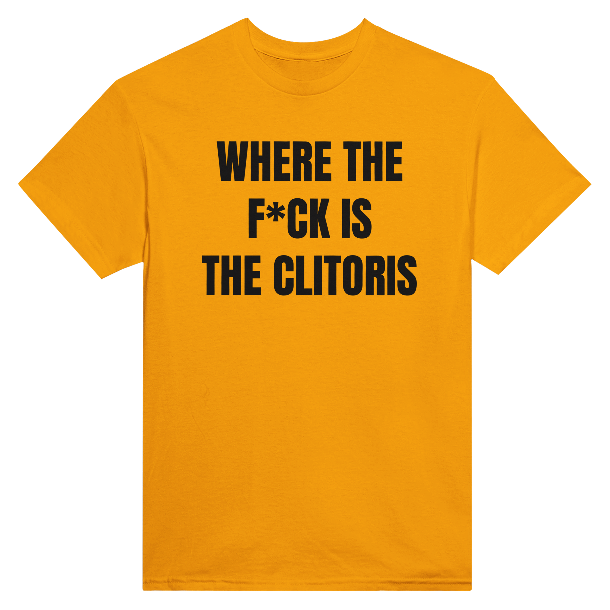 Where the f*ck is the clitoris – morsom t-skjorte fra Køddeklær