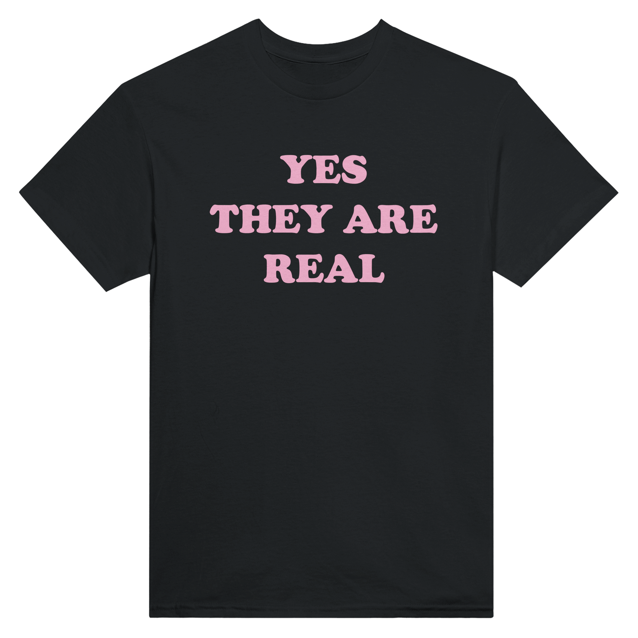 Yes they are real – morsom t-skjorte fra Køddeklær