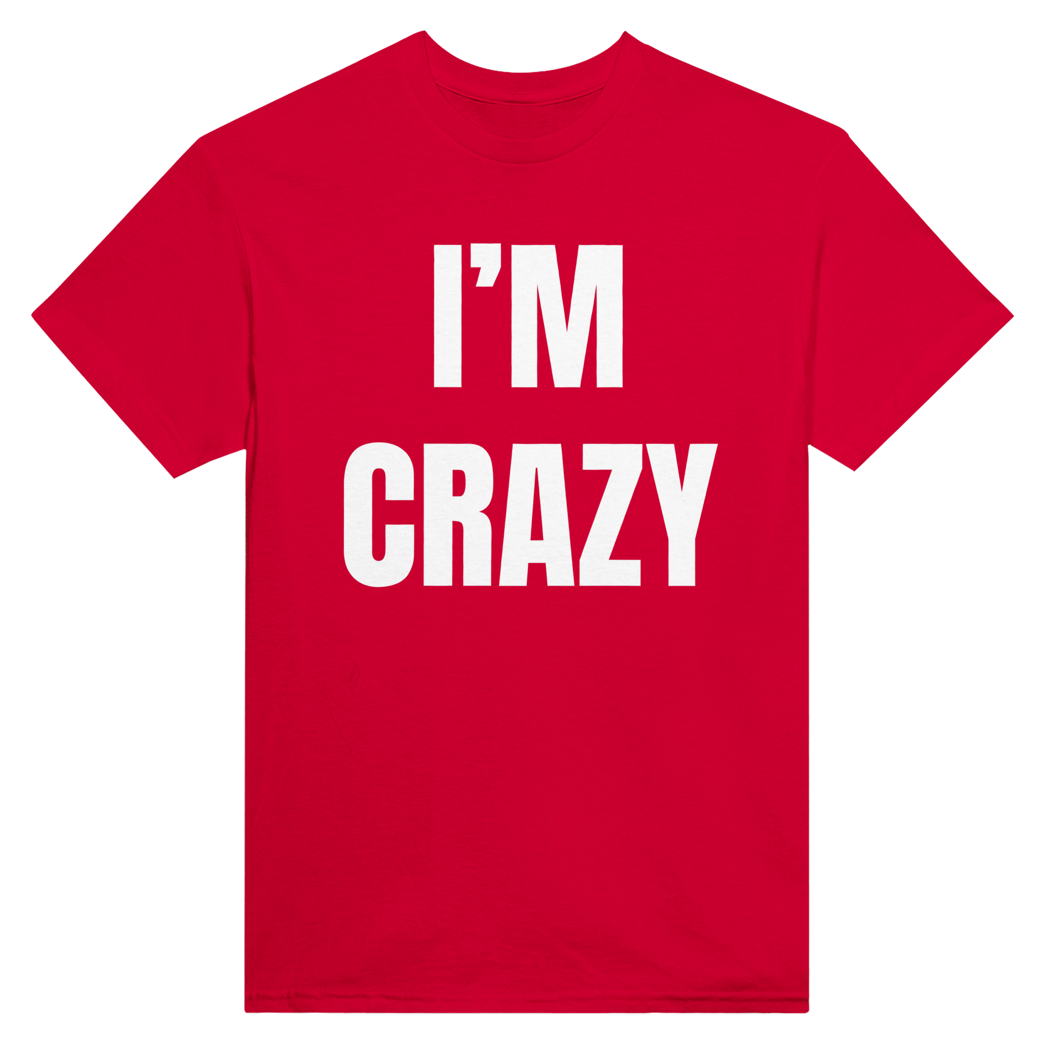I'm crazy – morsom t-skjorte fra Køddeklær