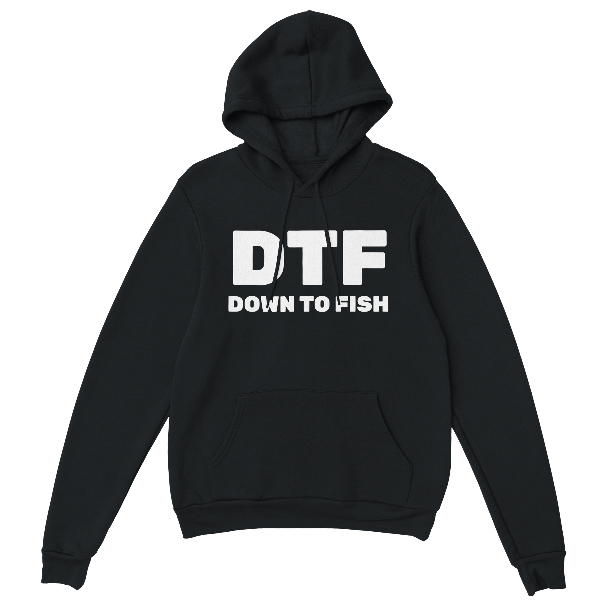 Dtf down to fish – morsom genser fra Køddeklær