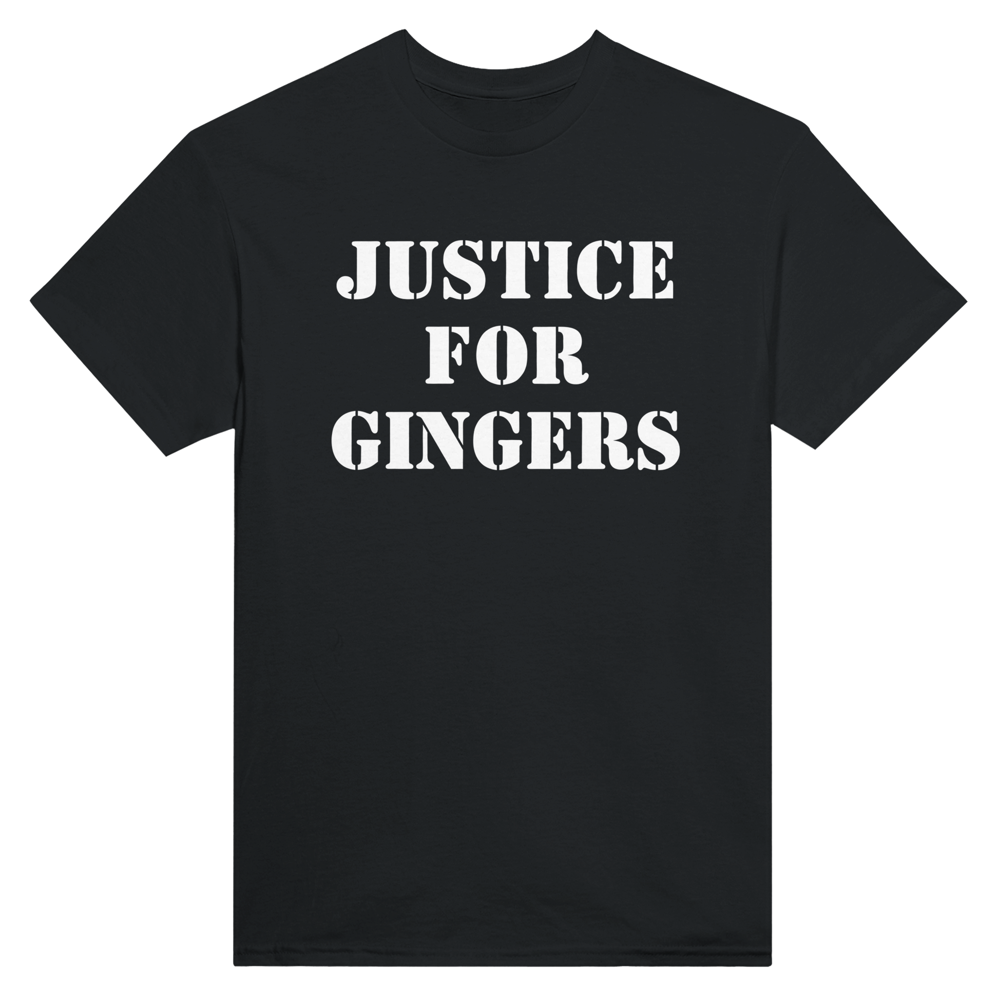 Justice for gingers – morsom t-skjorte fra Køddeklær