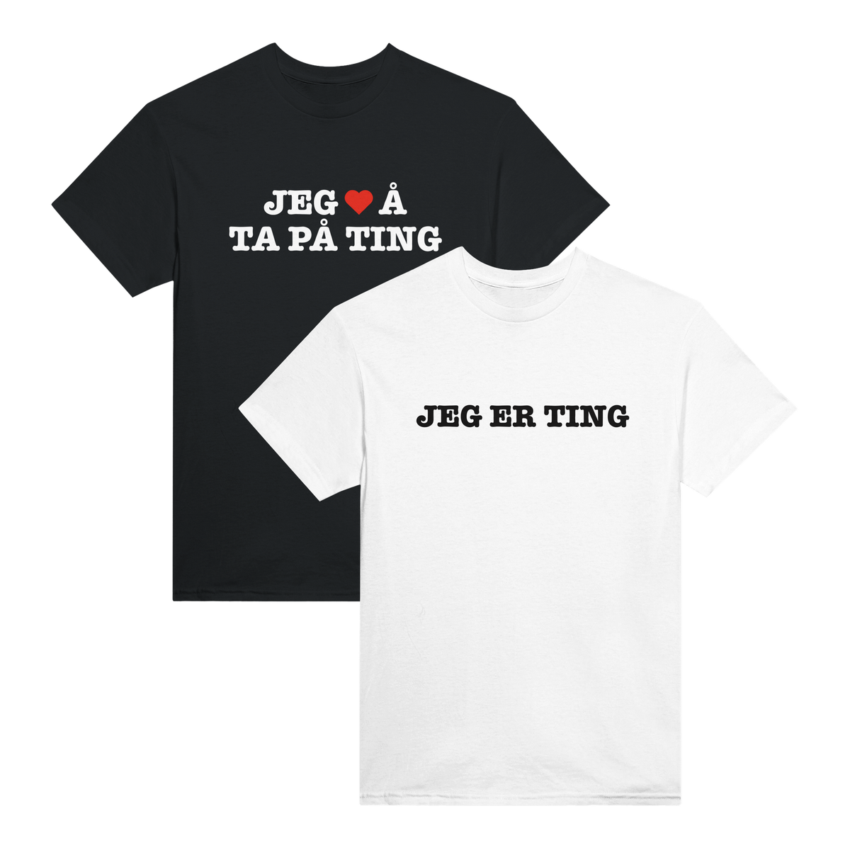 2-pack: Jeg er ting + Jeg hjerte å ta på ting
