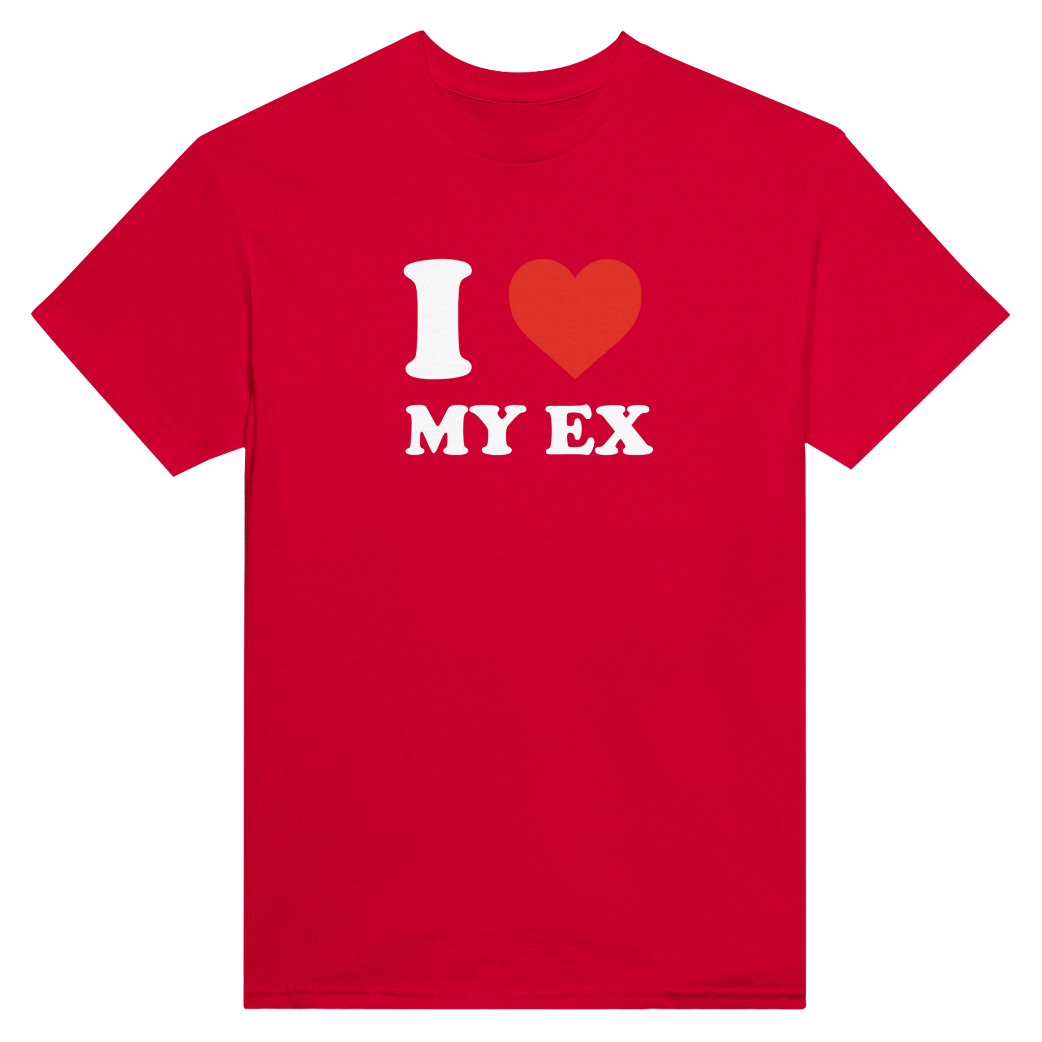 I love my ex – morsom t-skjorte fra Køddeklær