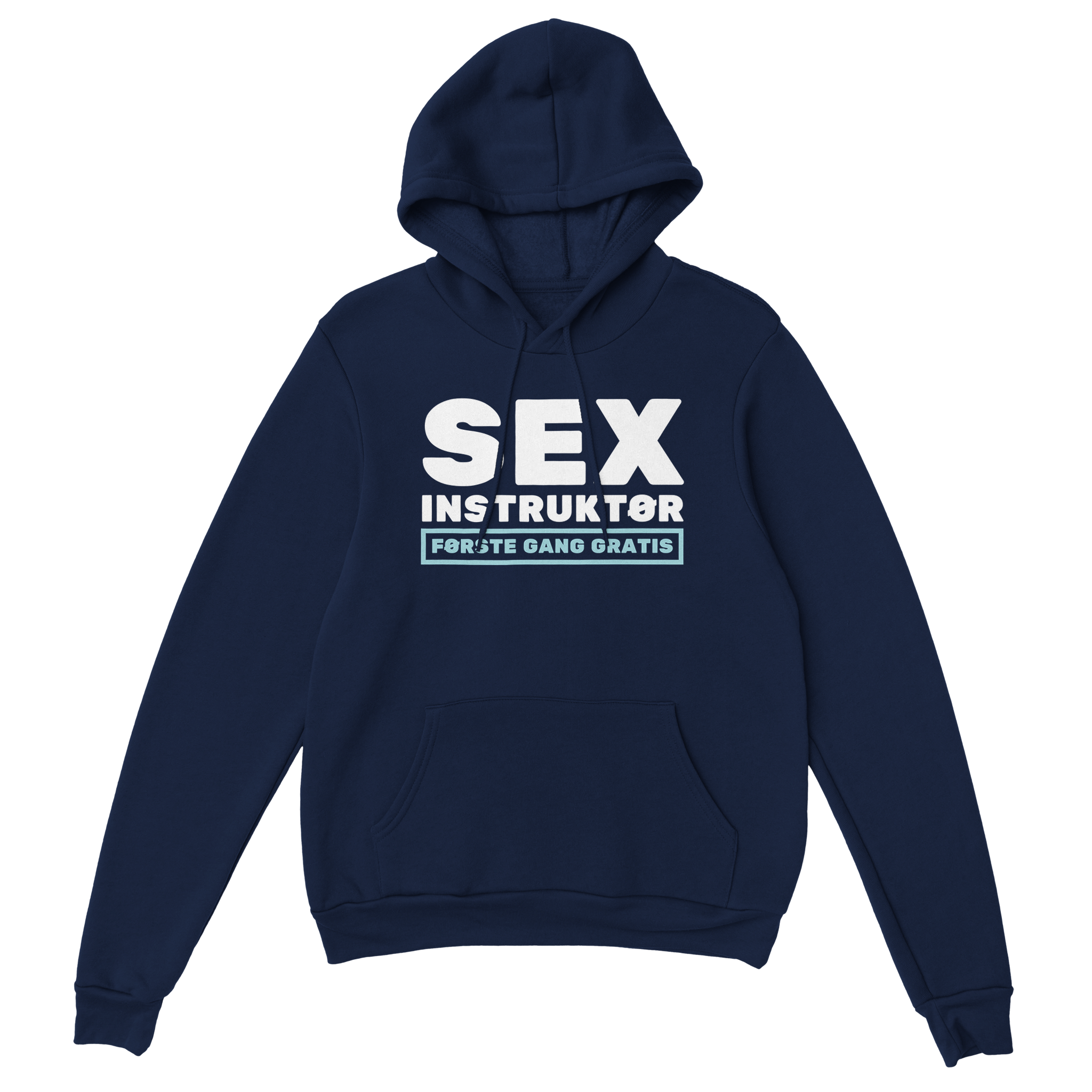 Sex instruktør – morsom genser fra Køddeklær