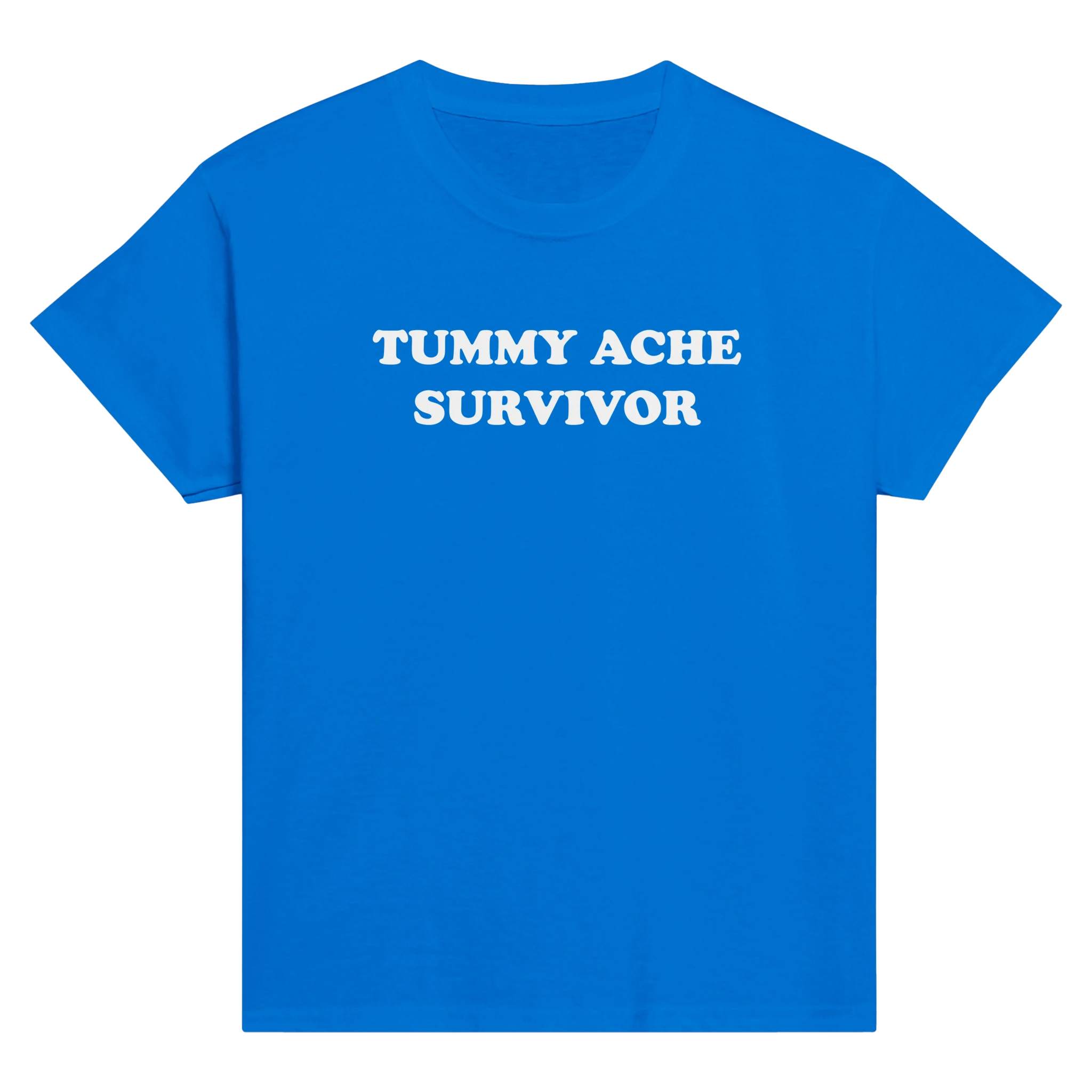 Tummy ache survivor – morsom baby tee fra Køddeklær