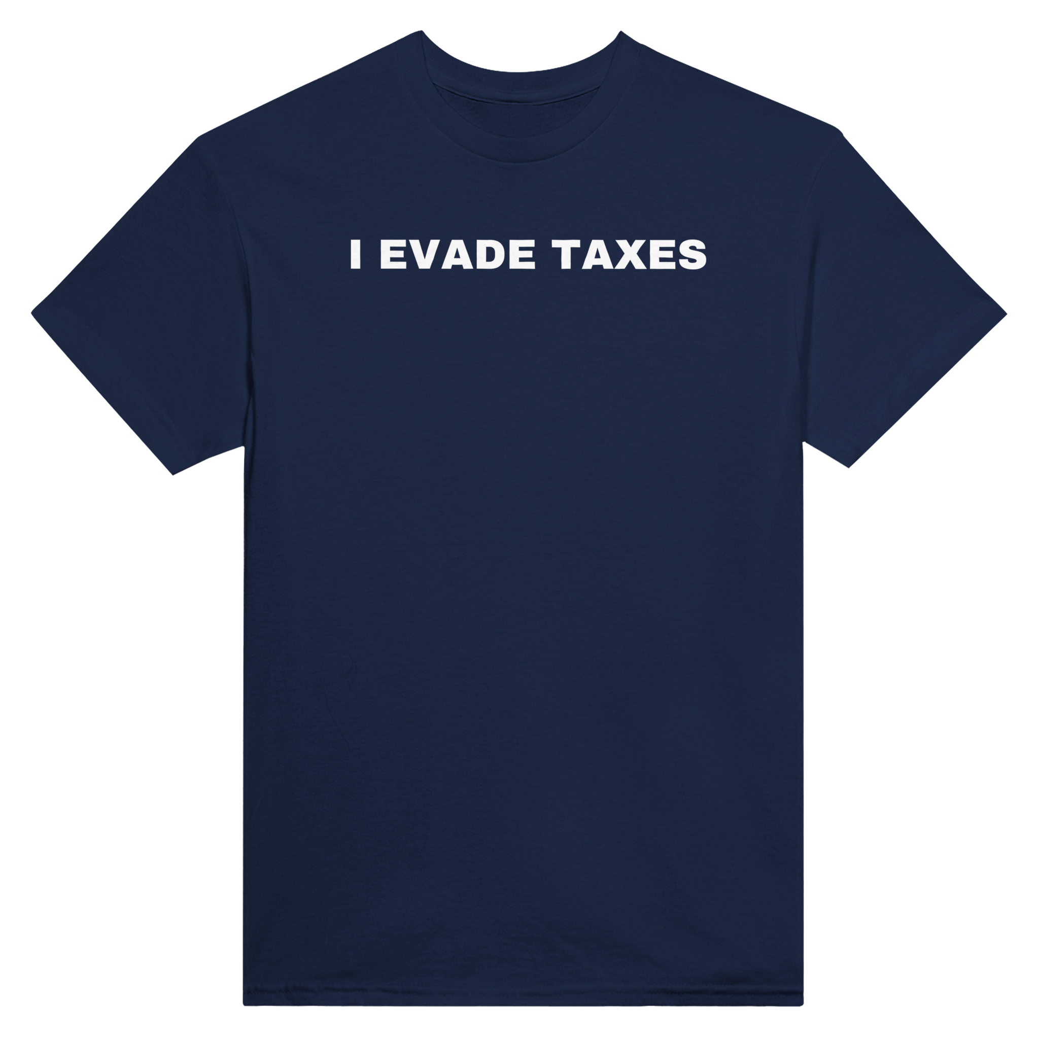 I evade taxes – morsom t-skjorte fra Køddeklær